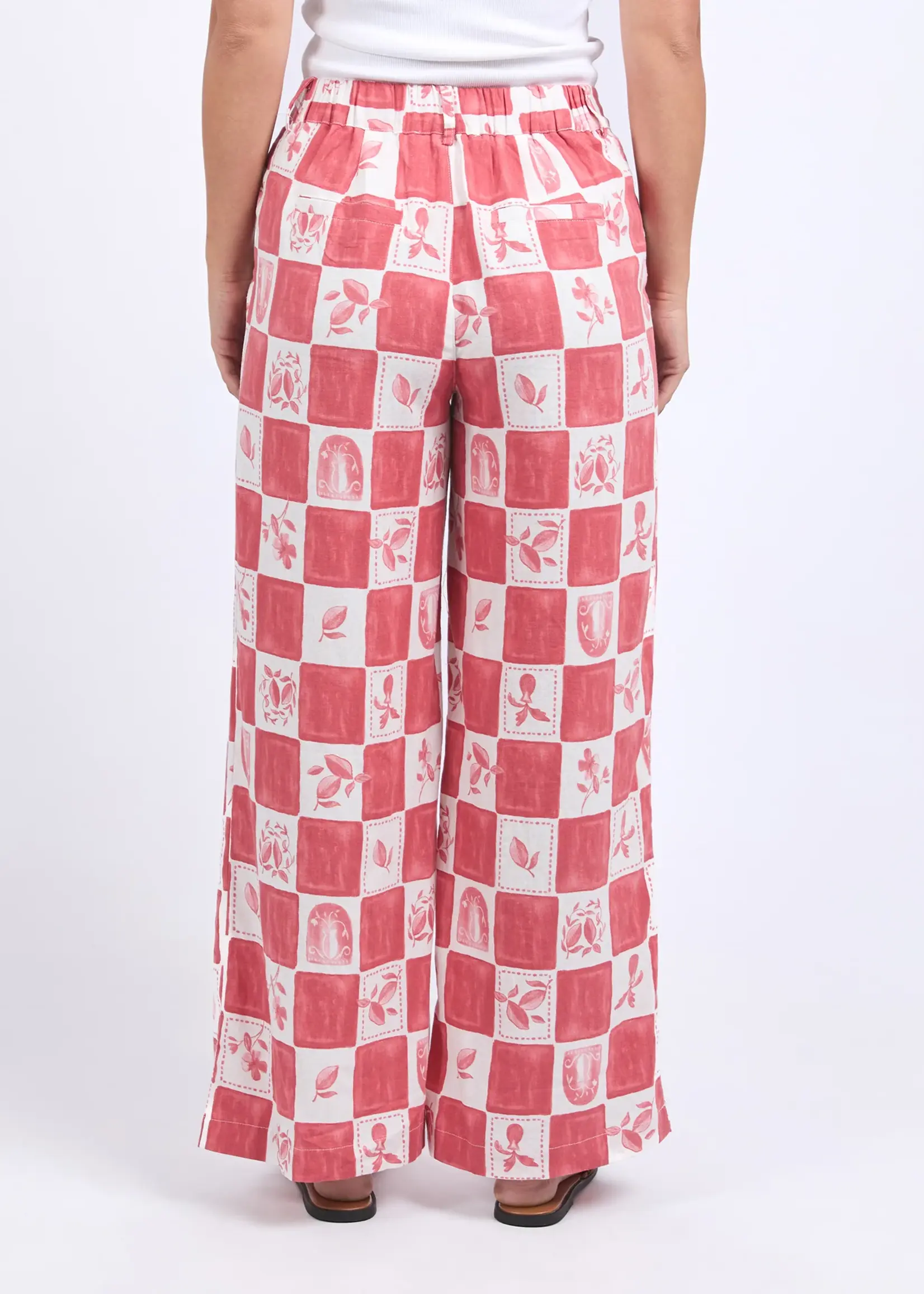 Foxwood Biarittz Pant - Crimson Print