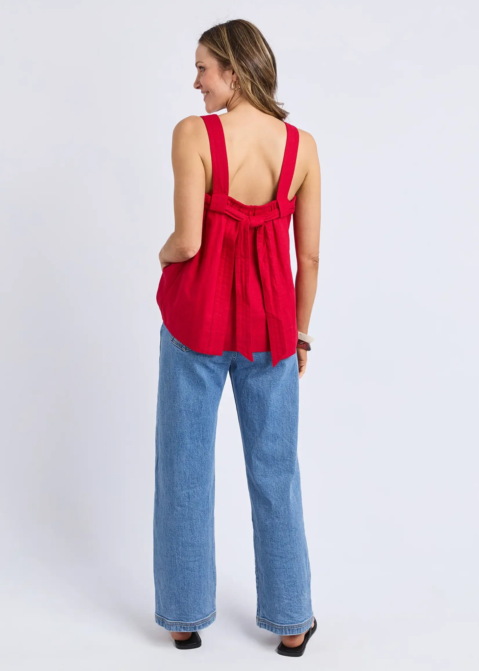 Foxwood Lourdes Top - Crimson
