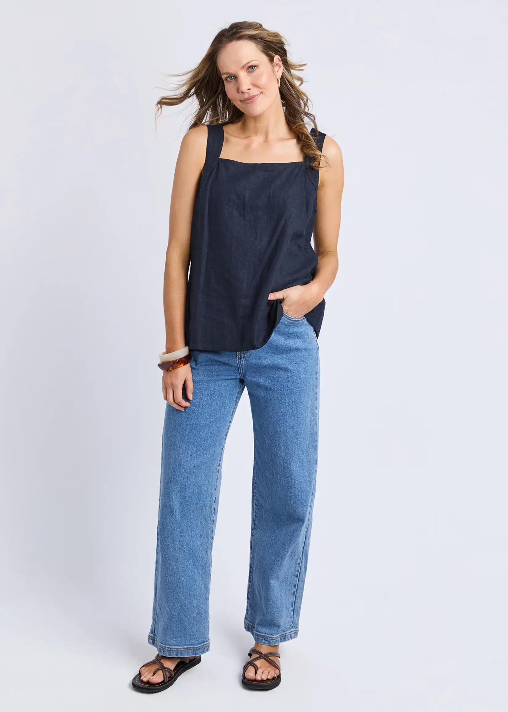 Foxwood Lourdes Top - Navy