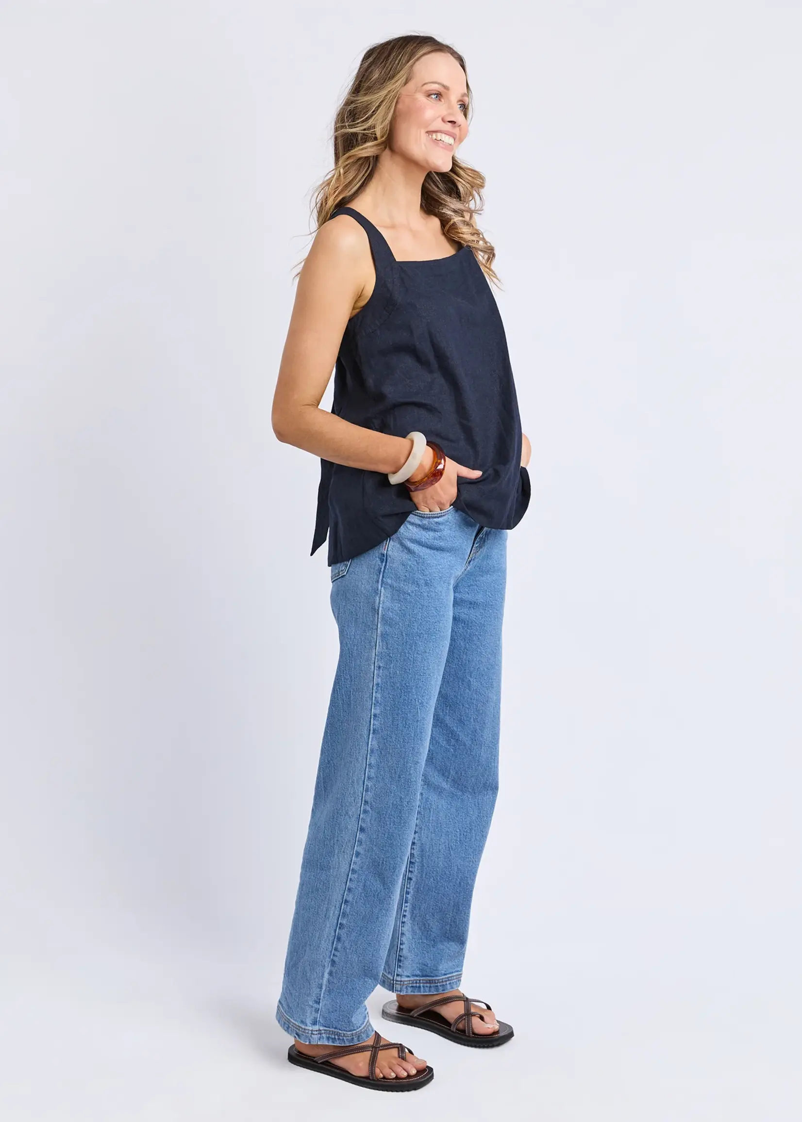 Foxwood Lourdes Top - Navy