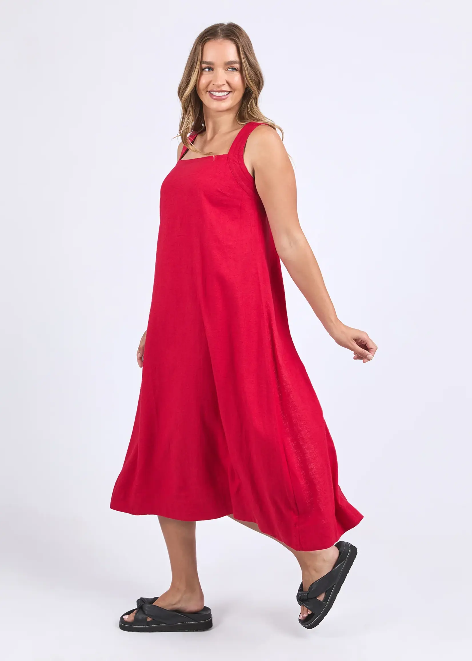 Foxwood Lourdes Dress - Crimson