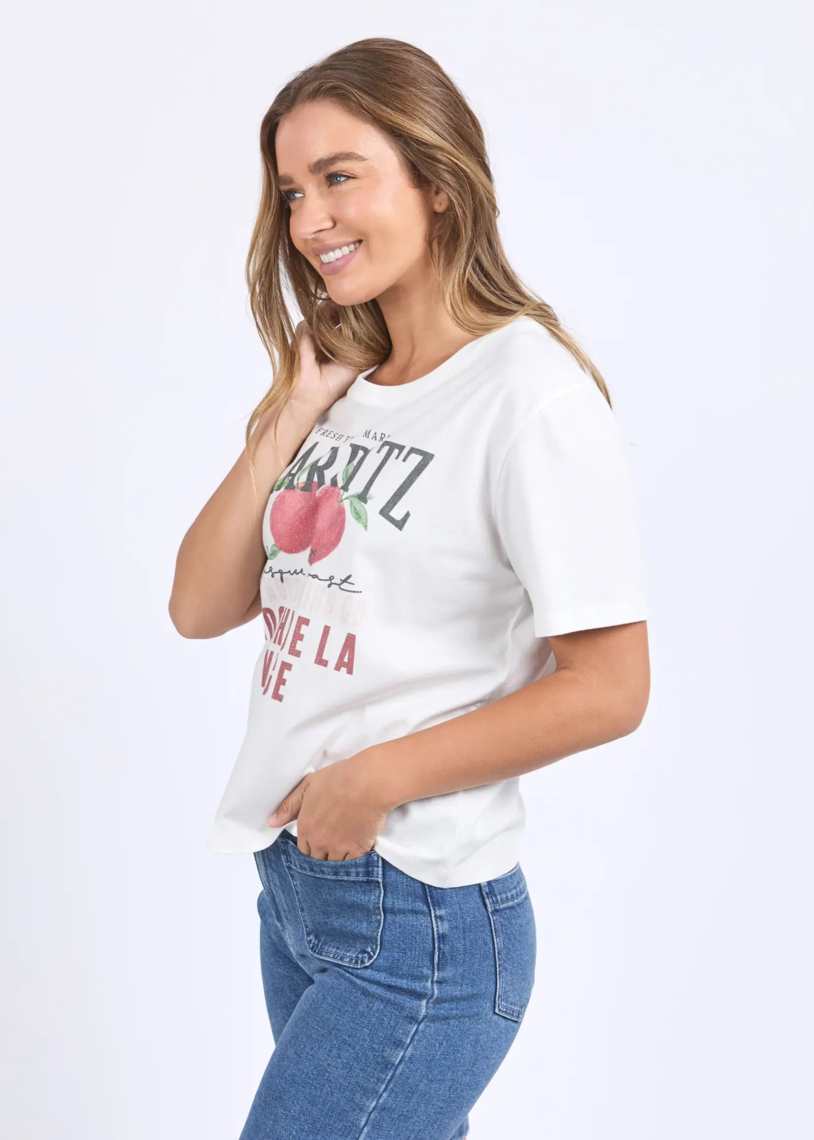 Foxwood Biarittz Tee - Vintage White