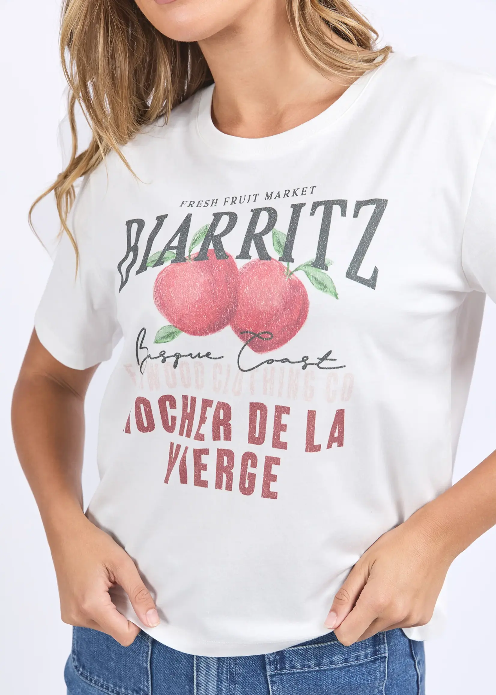 Foxwood Biarittz Tee - Vintage White