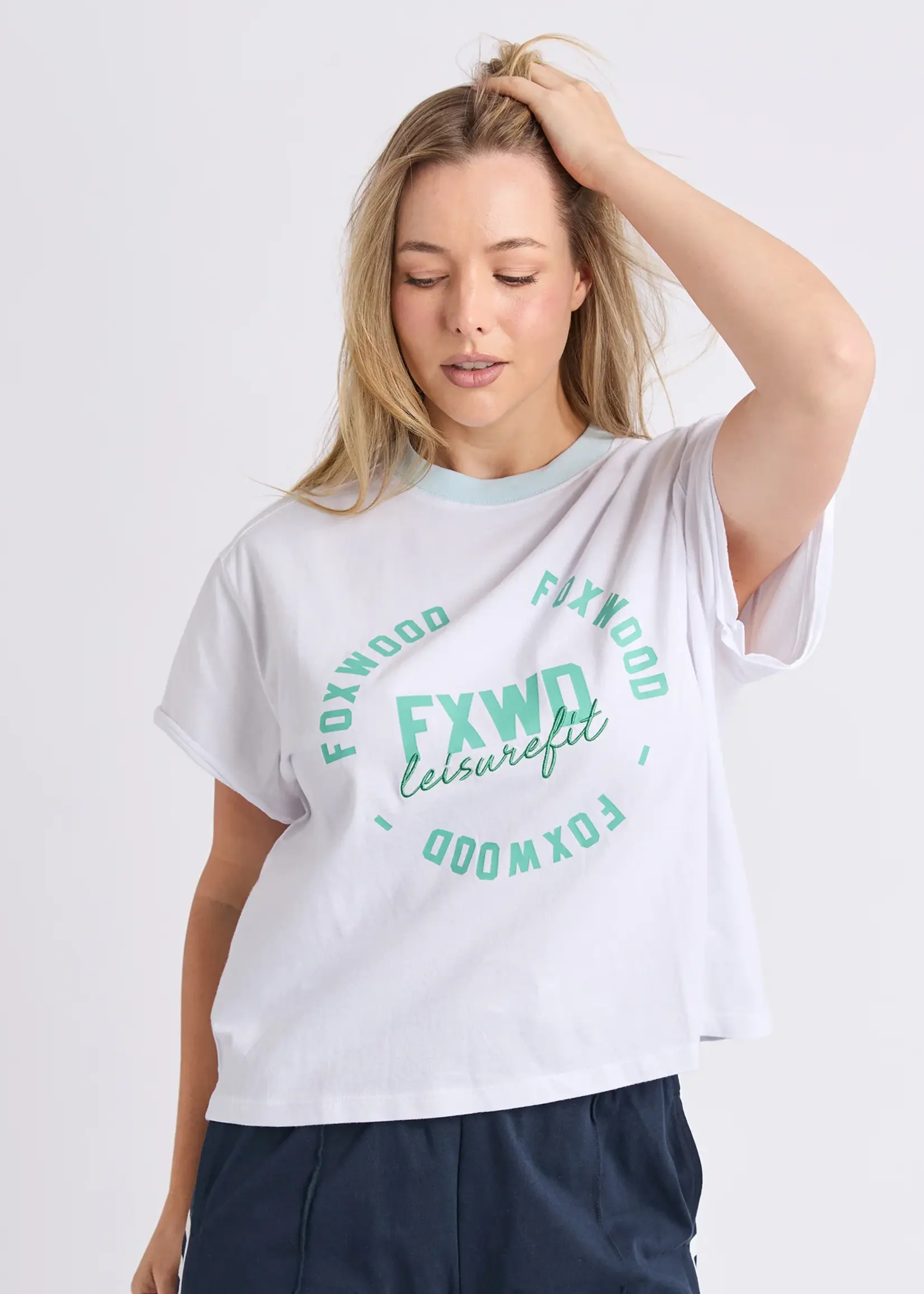 Foxwood Intensity Contrast Tee - White