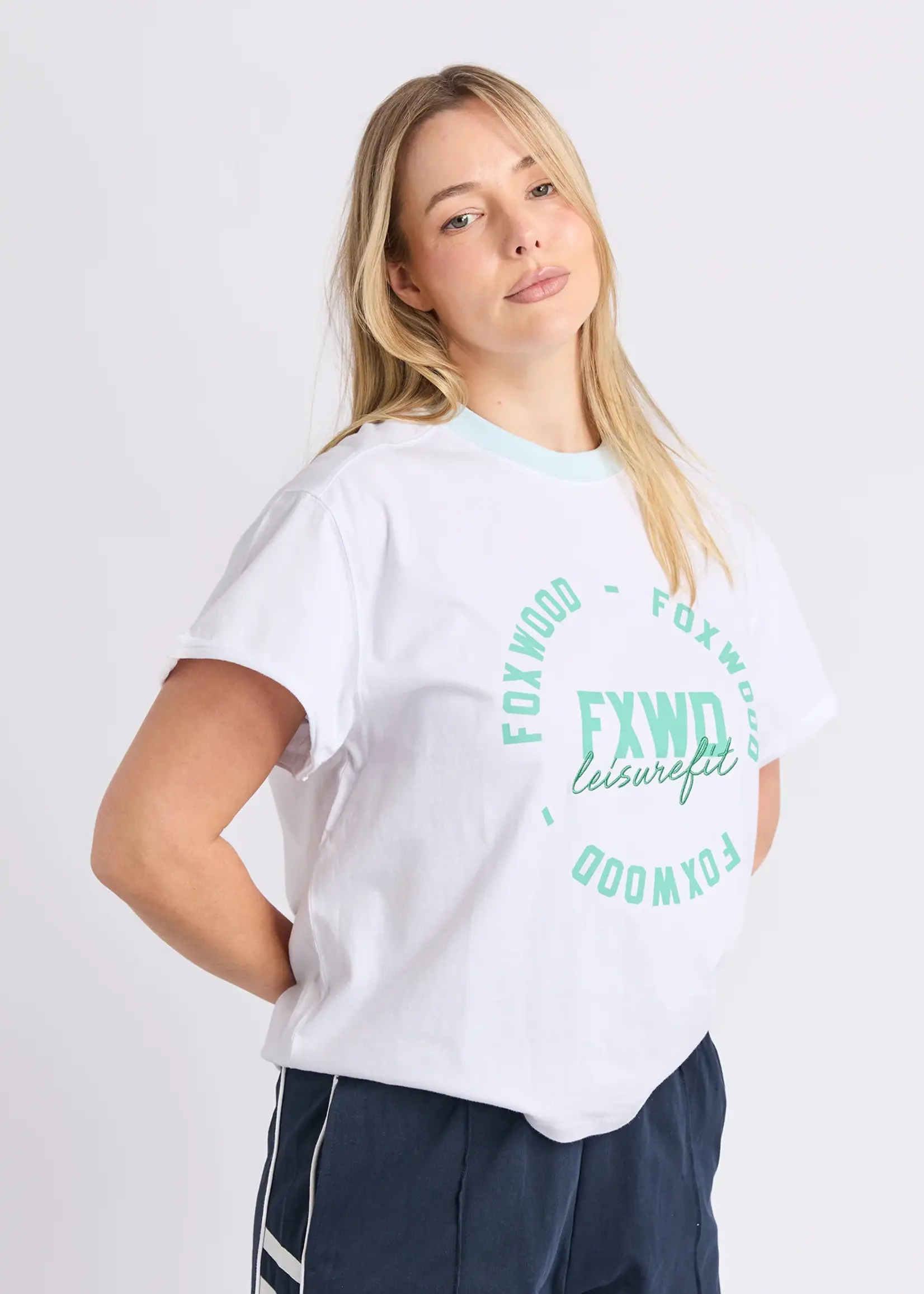 Foxwood Intensity Contrast Tee - White