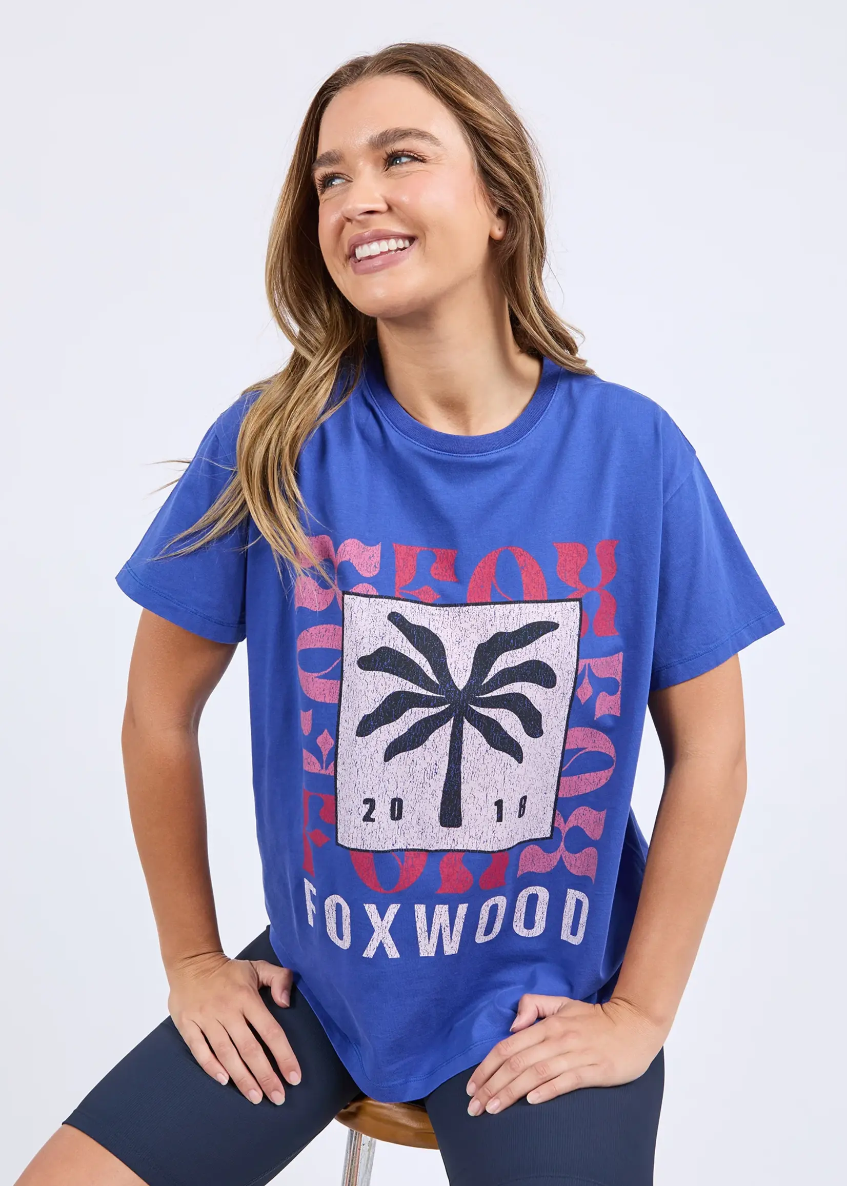 Foxwood Laze Tee - Blue