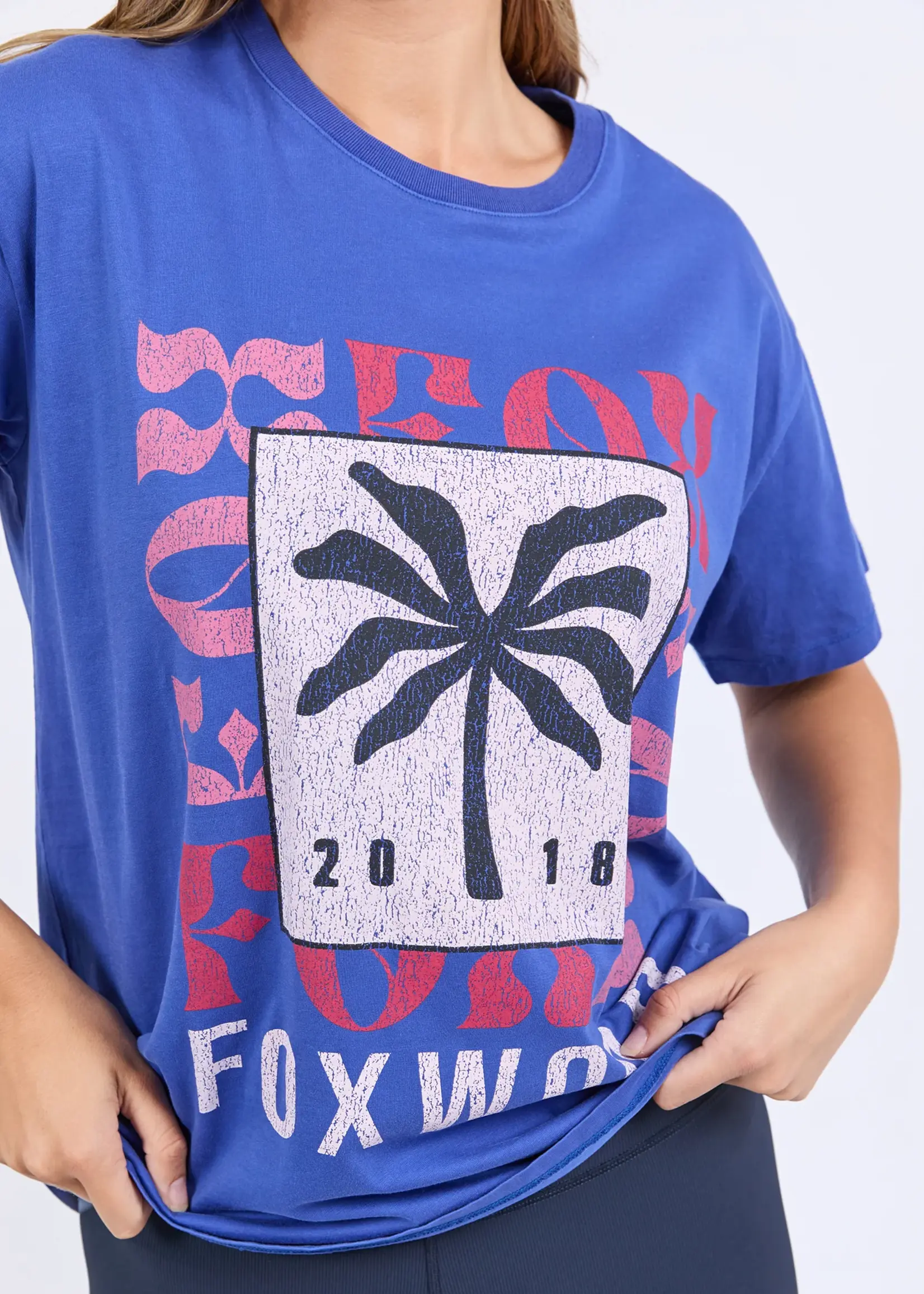 Foxwood Laze Tee - Blue