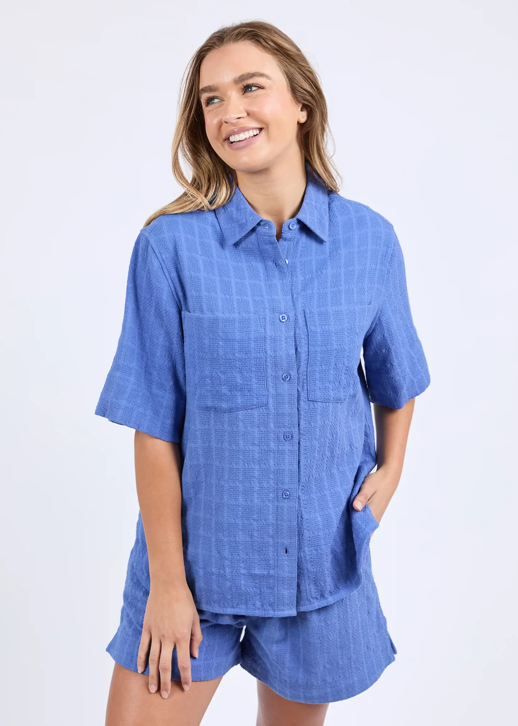 Foxwood Getaway Shirt - Blue