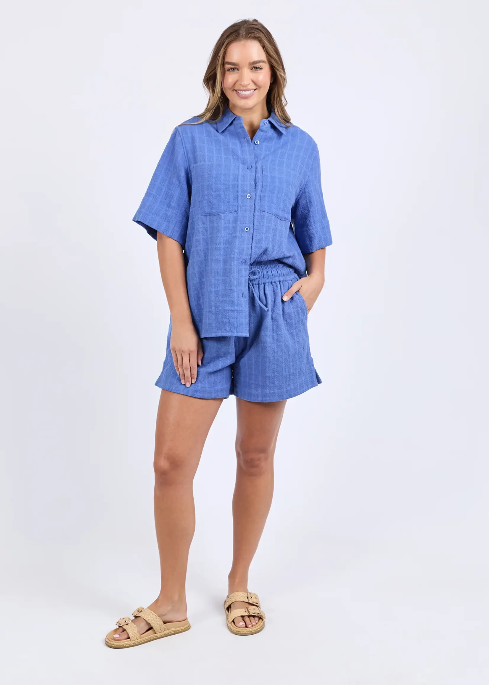 Foxwood Getaway Shirt - Blue
