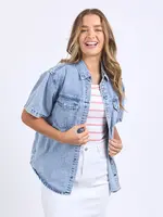 Foxwood Daisy Shirt - Light Blue