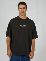 Silent Theory Classic Emb Tee - Charcoal