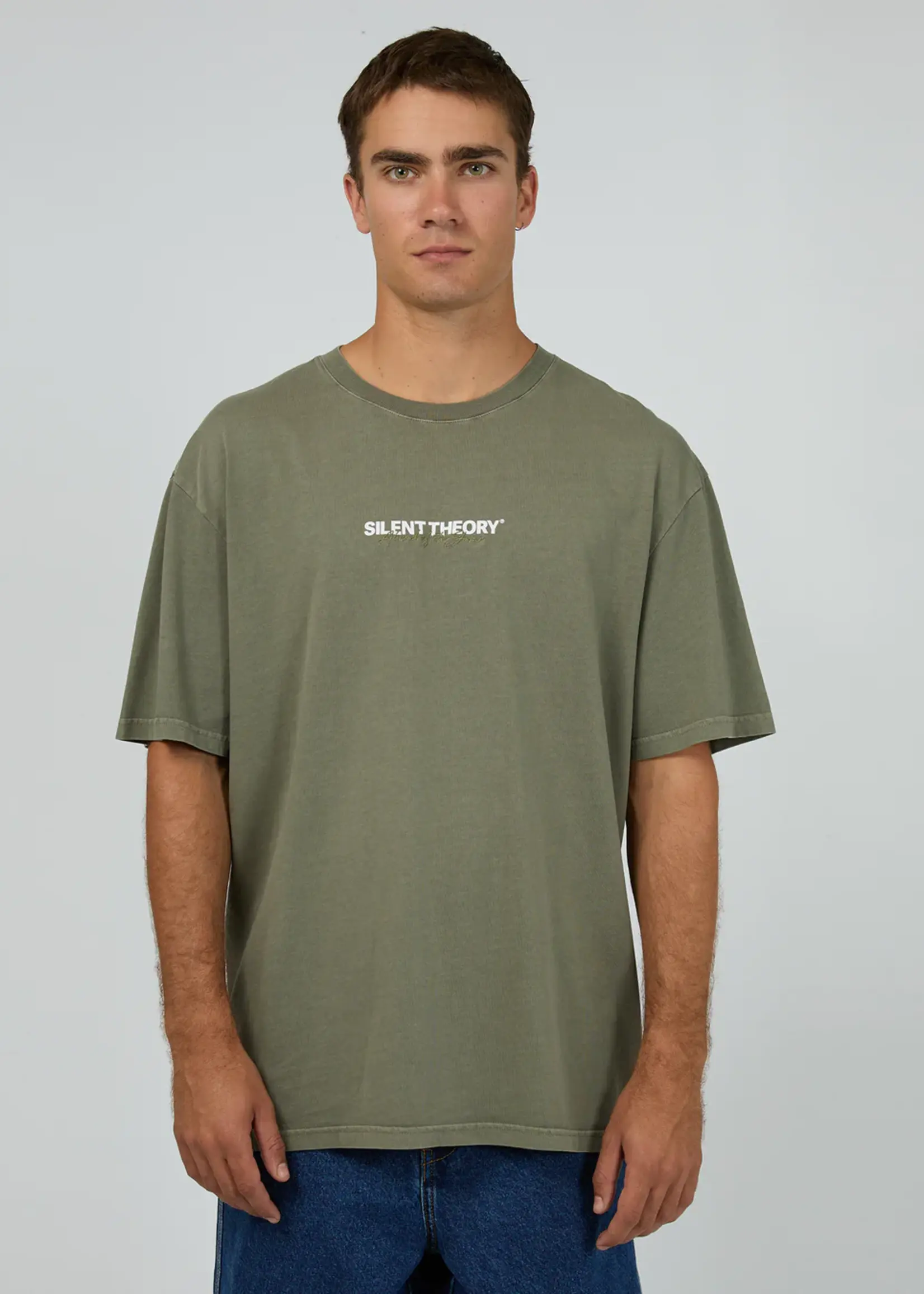 Silent Theory Stayin Ahead Tee - Olive