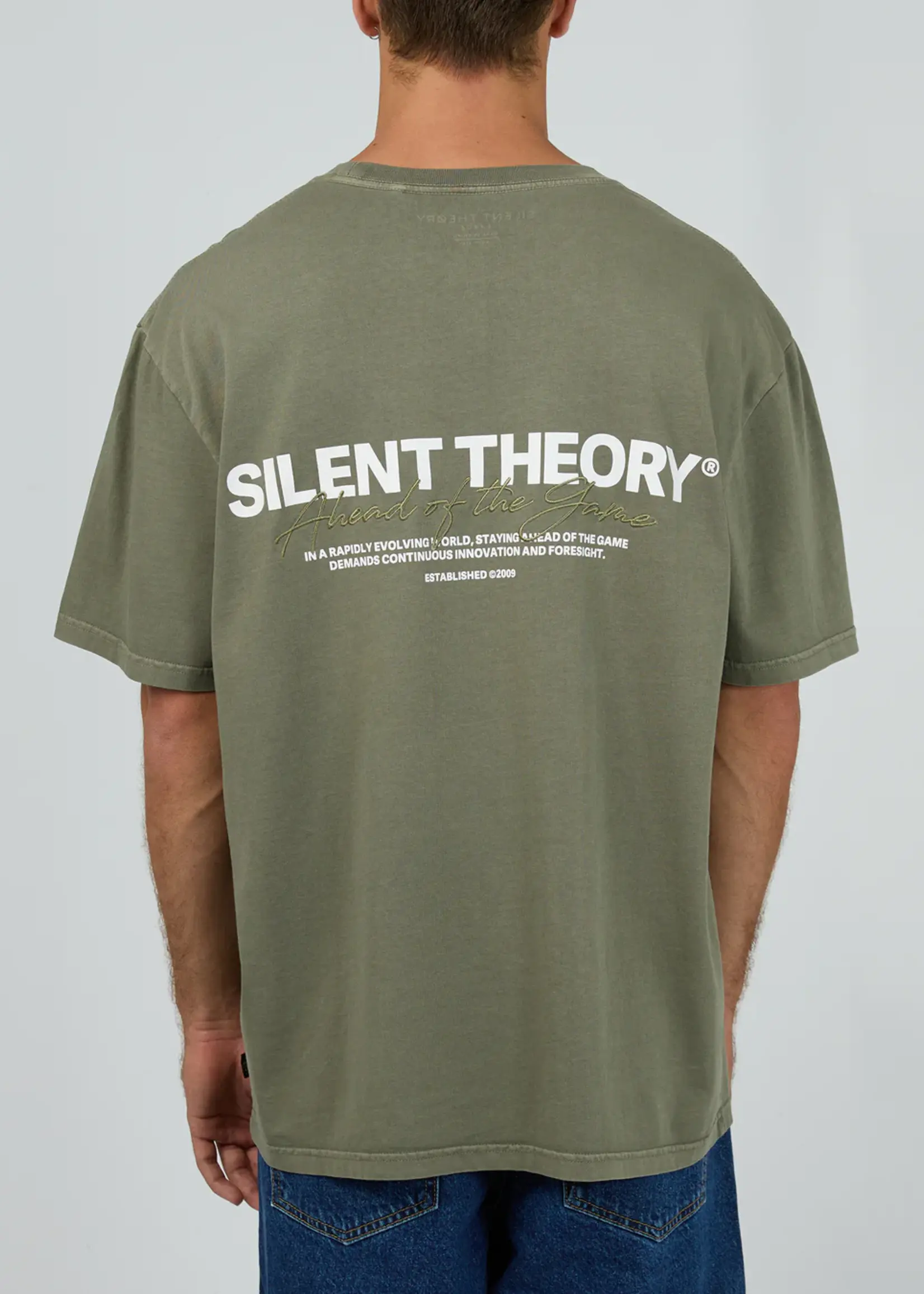 Silent Theory Stayin Ahead Tee - Olive