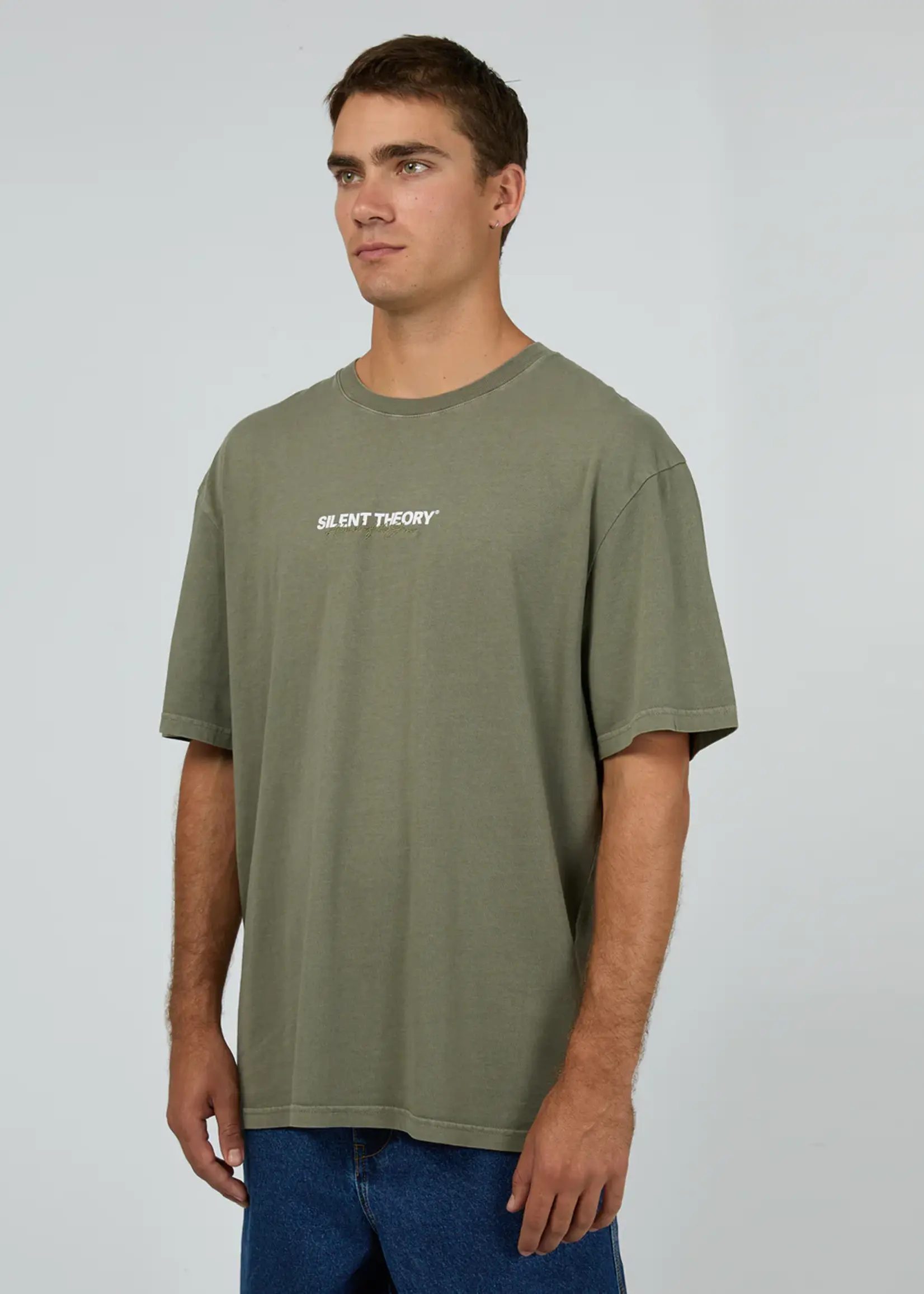 Silent Theory Stayin Ahead Tee - Olive