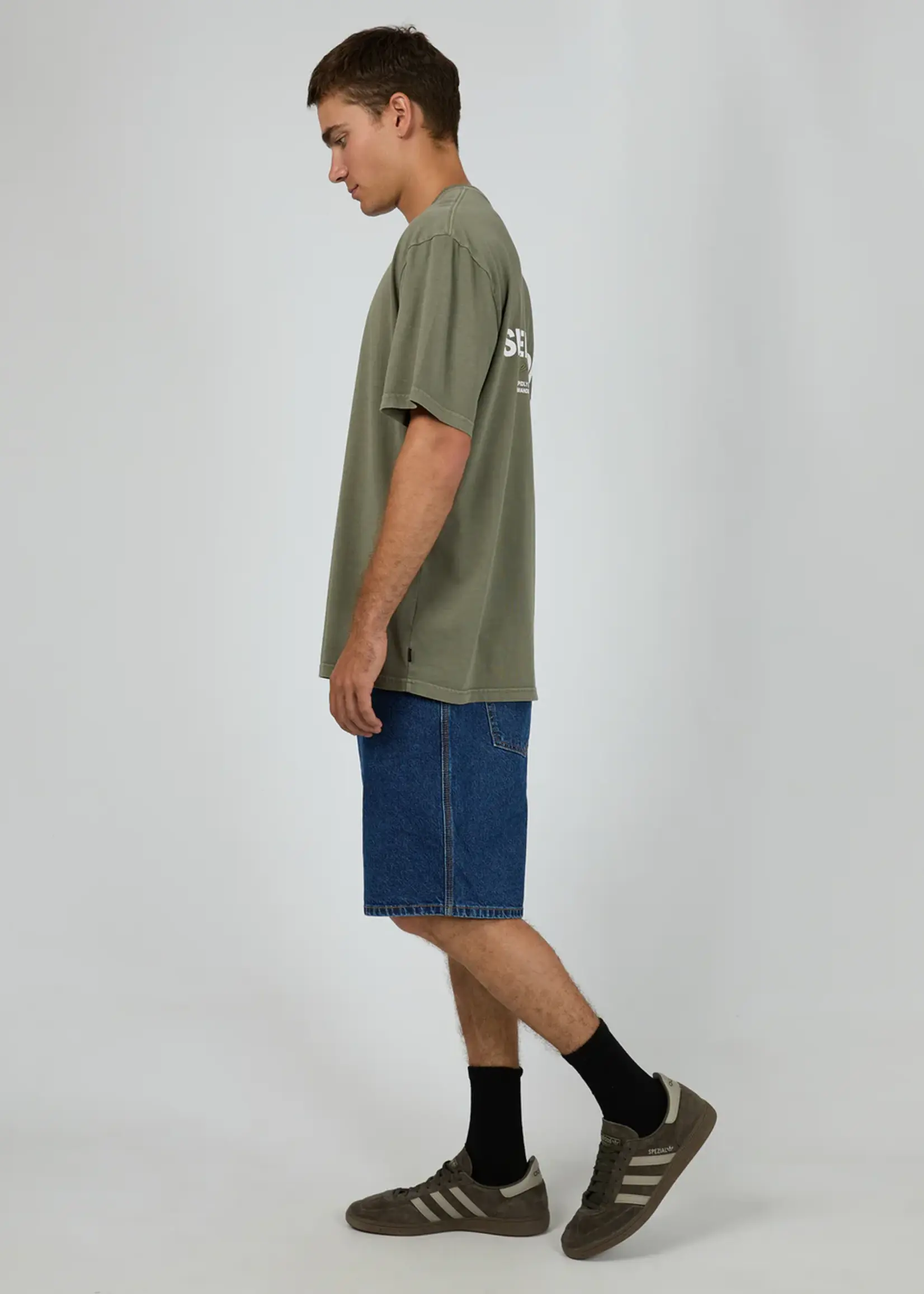 Silent Theory Stayin Ahead Tee - Olive