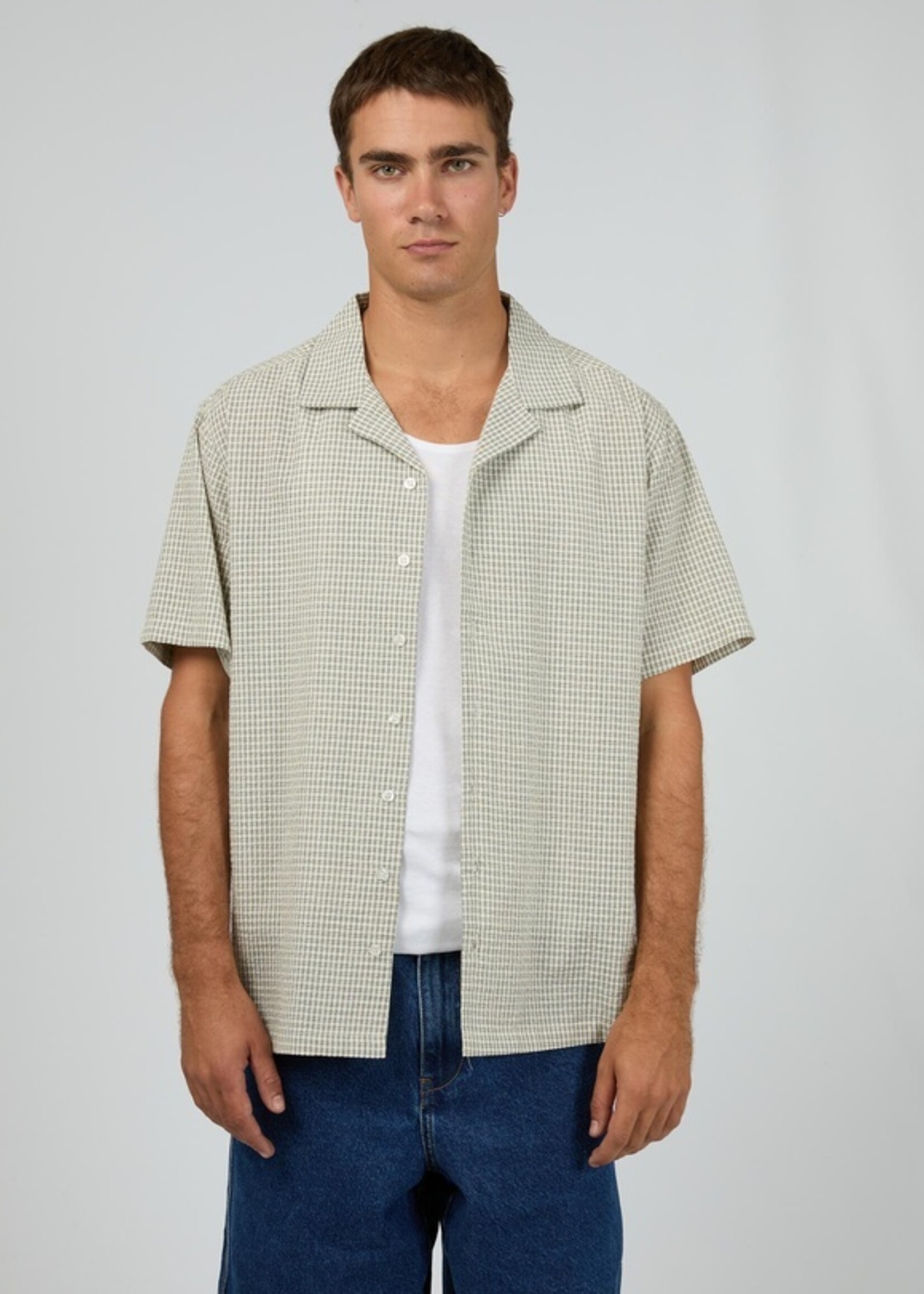 Silent Theory Flinders SS Shirt - White