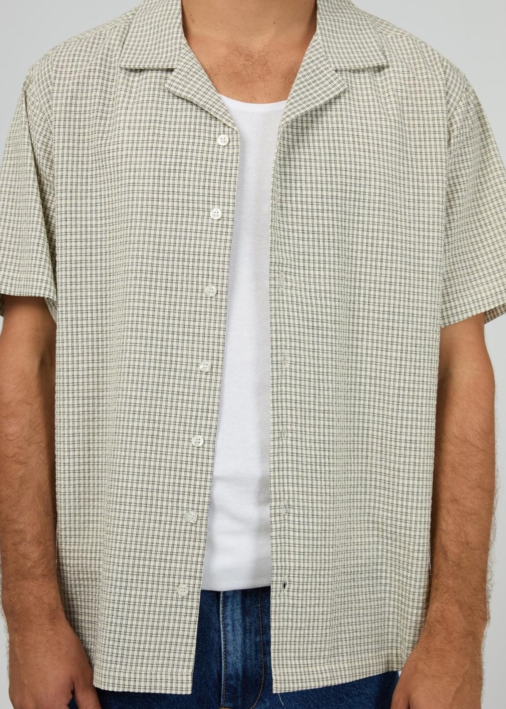 Silent Theory Flinders SS Shirt - White