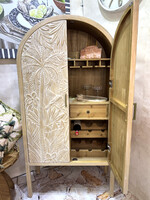 2 Door Les Palmas Carved Cupboard