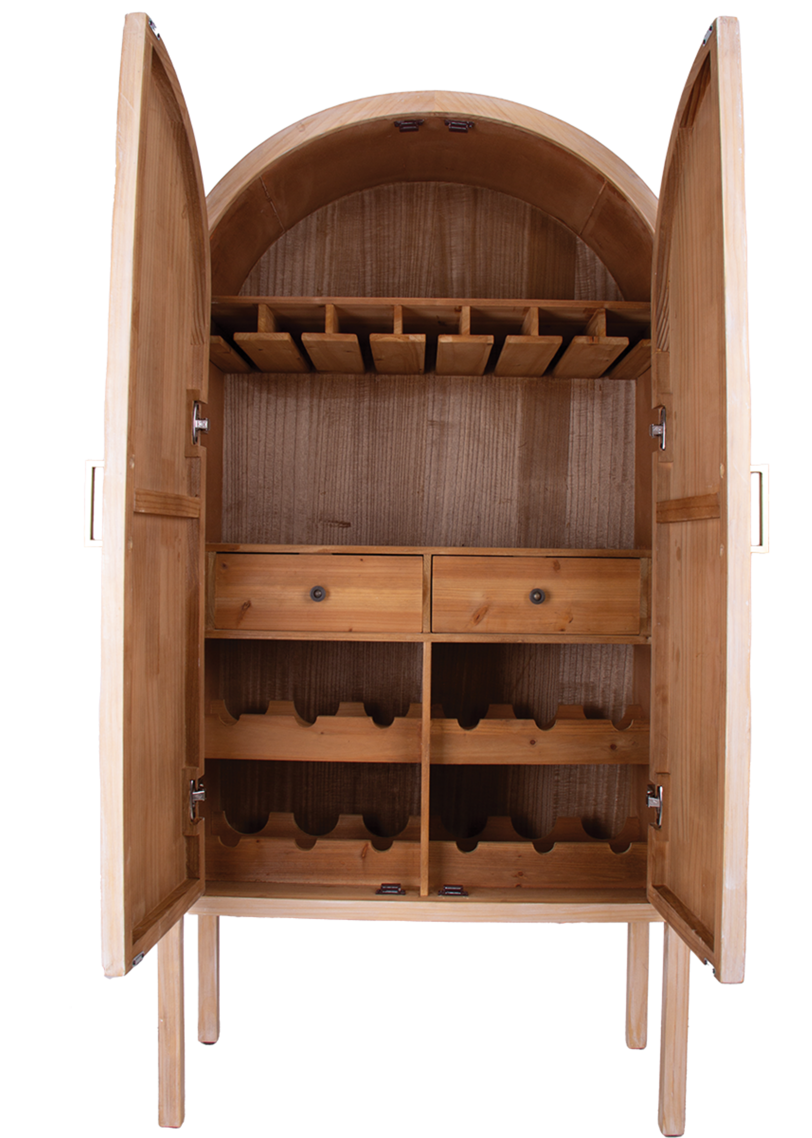 2 Door Les Palmas Carved Cupboard