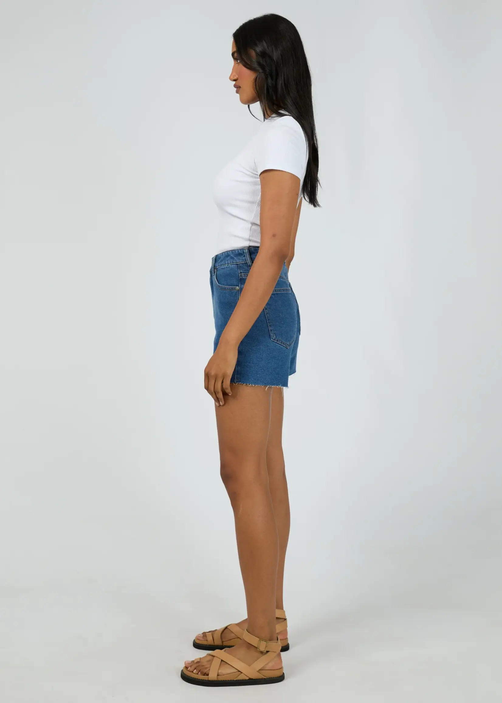 All About Eve Ricky Denim Short - Heritage Blue