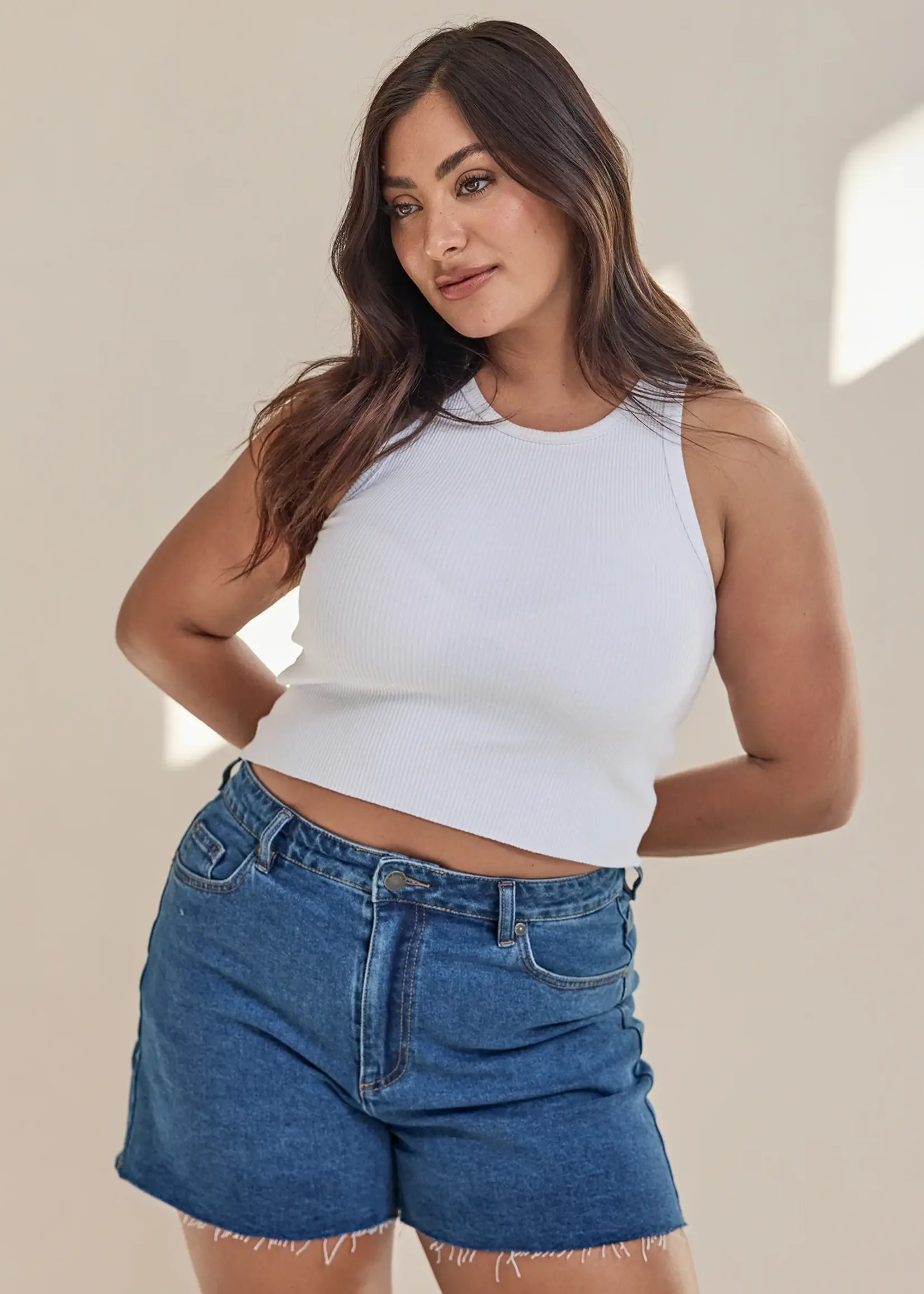 All About Eve Ricky Denim Short - Heritage Blue