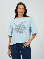 Silent Theory Original Eagle Tee - Light Blue