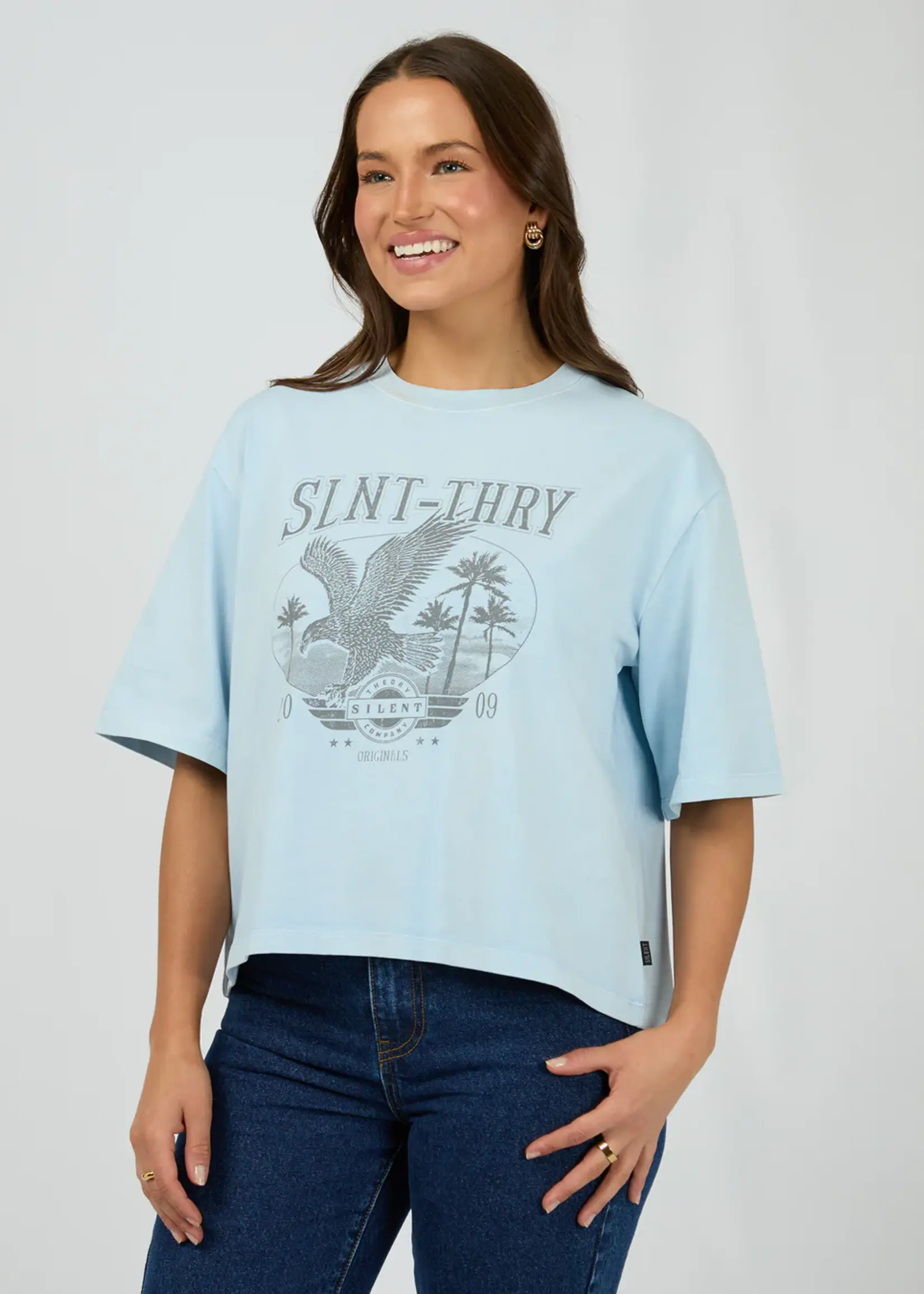 Silent Theory Original Eagle Tee - Light Blue