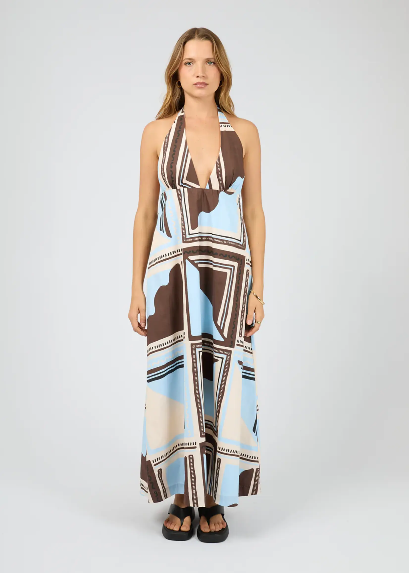 Antibes Maxi Dress - Blue