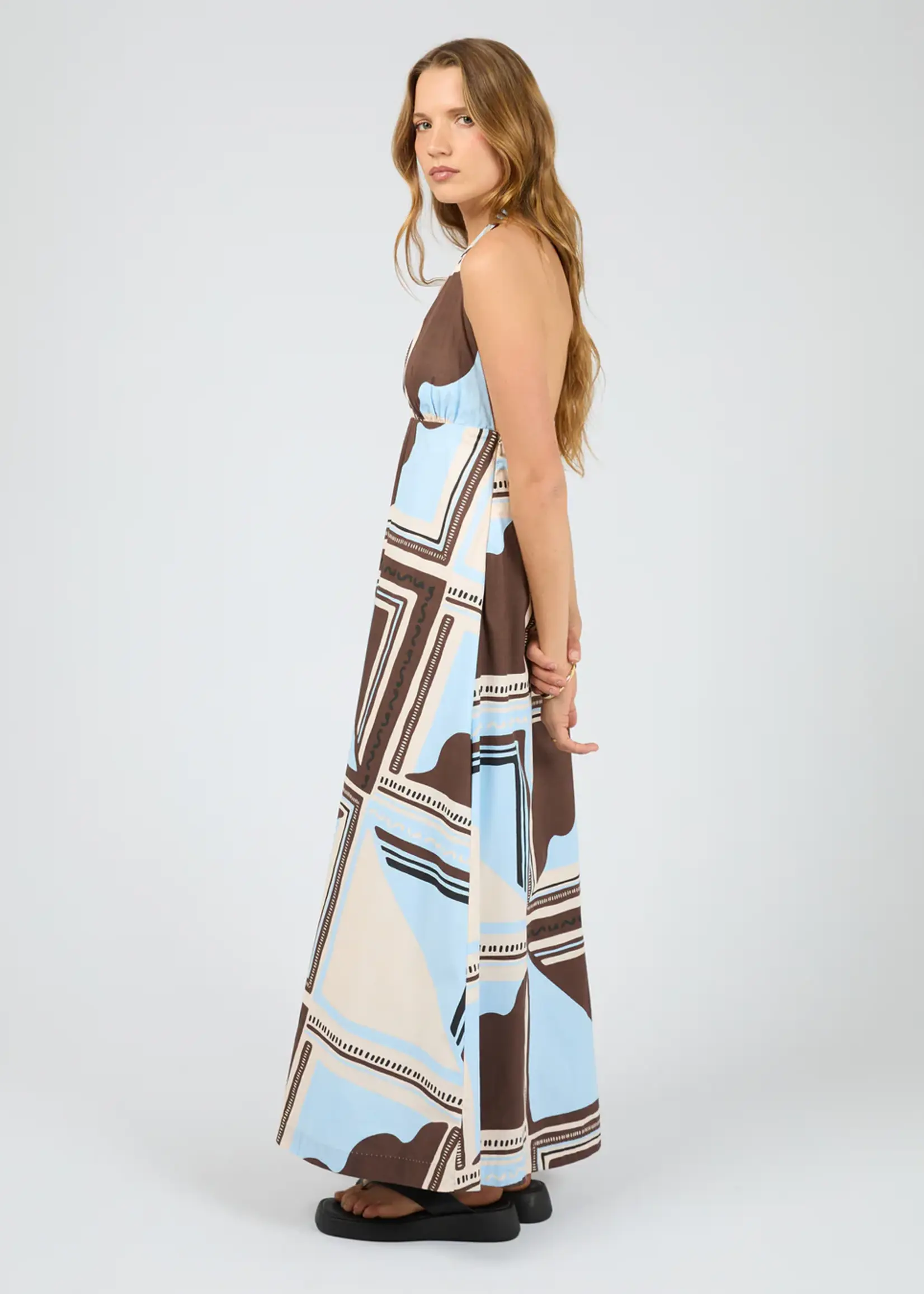Antibes Maxi Dress - Blue