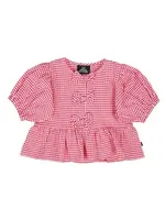 Animal Crackers Checkered Top