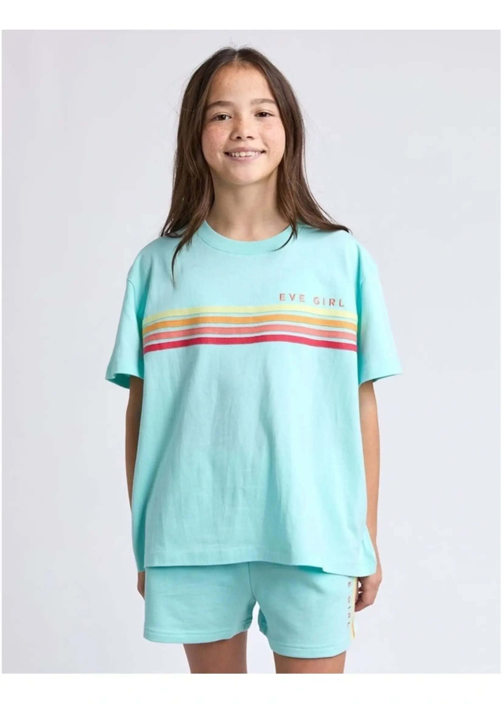 Retro Tee - Light Blue