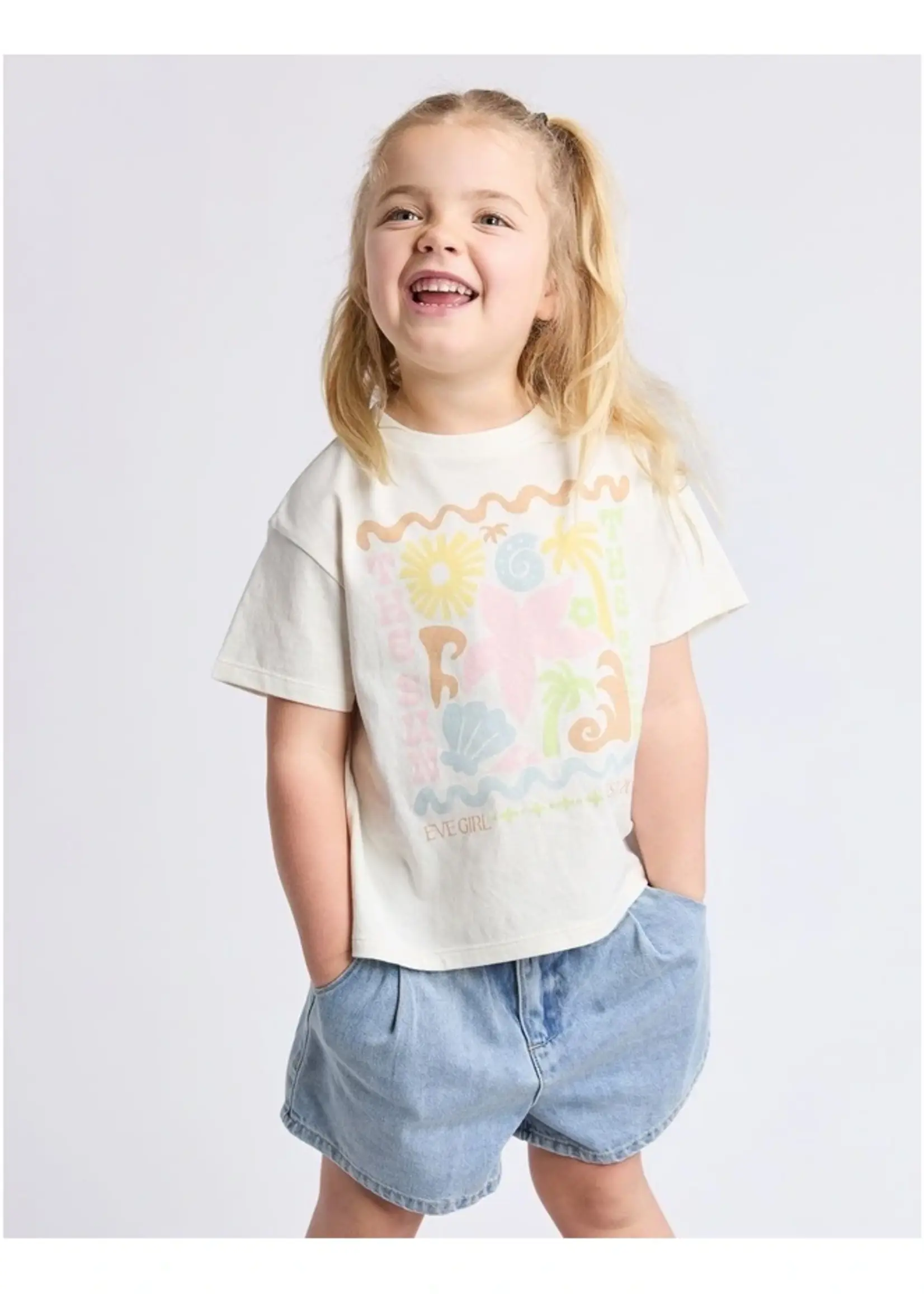 Tropical Tee - Vintage White