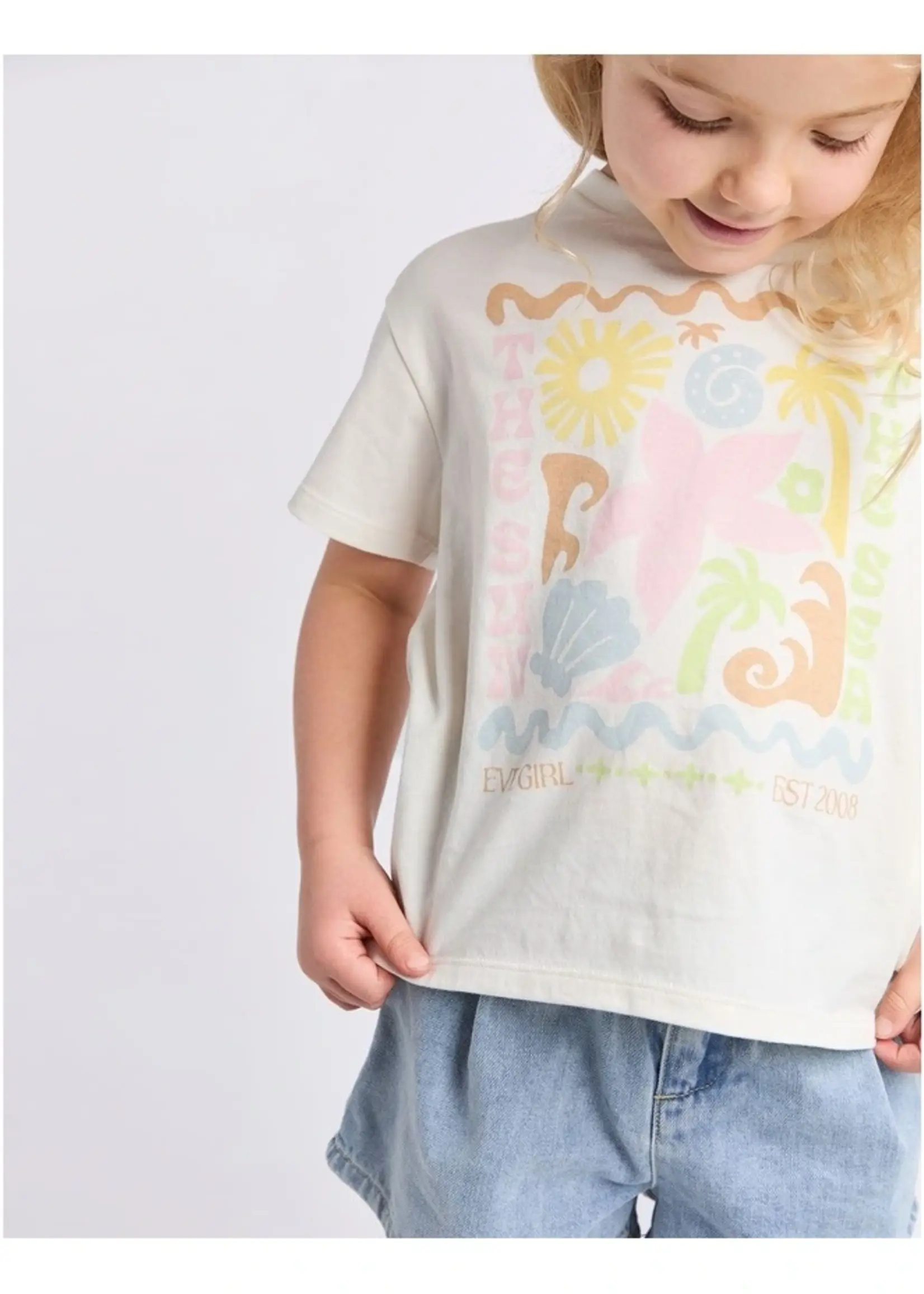 Tropical Tee - Vintage White