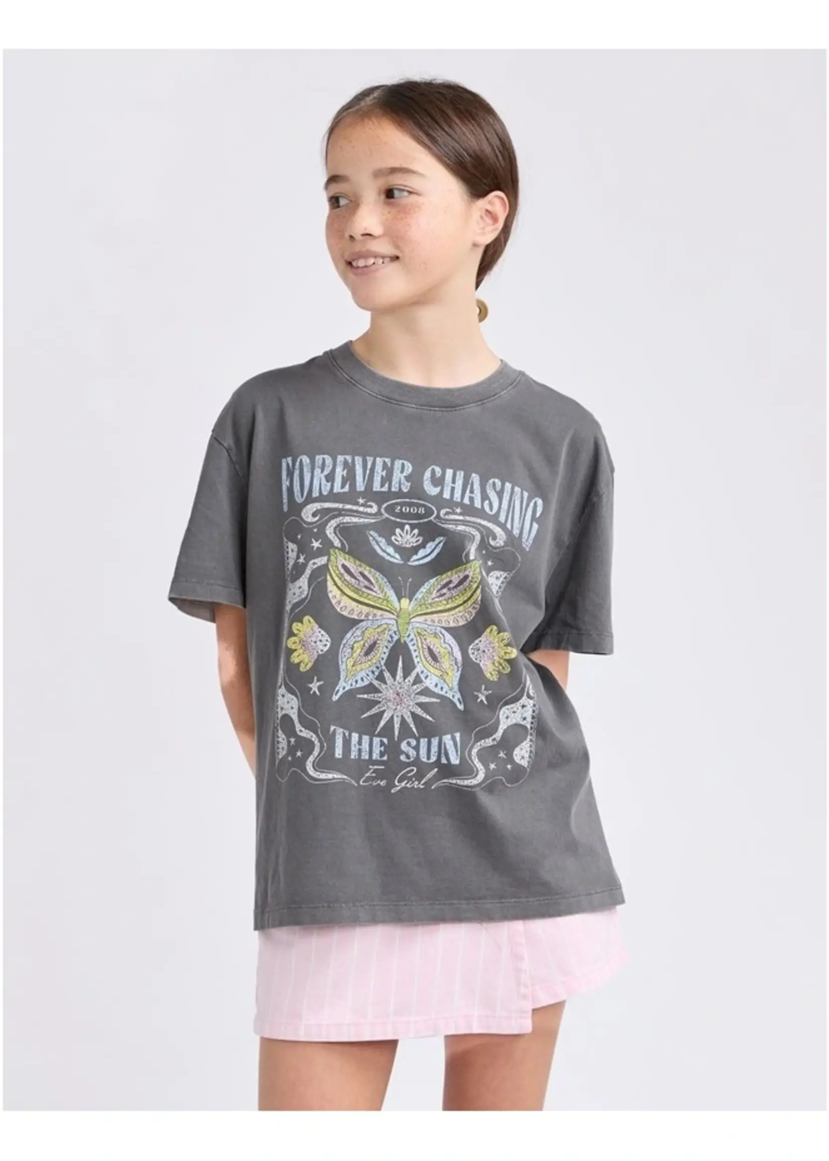 Chasing The Sun Tee - Charcoal