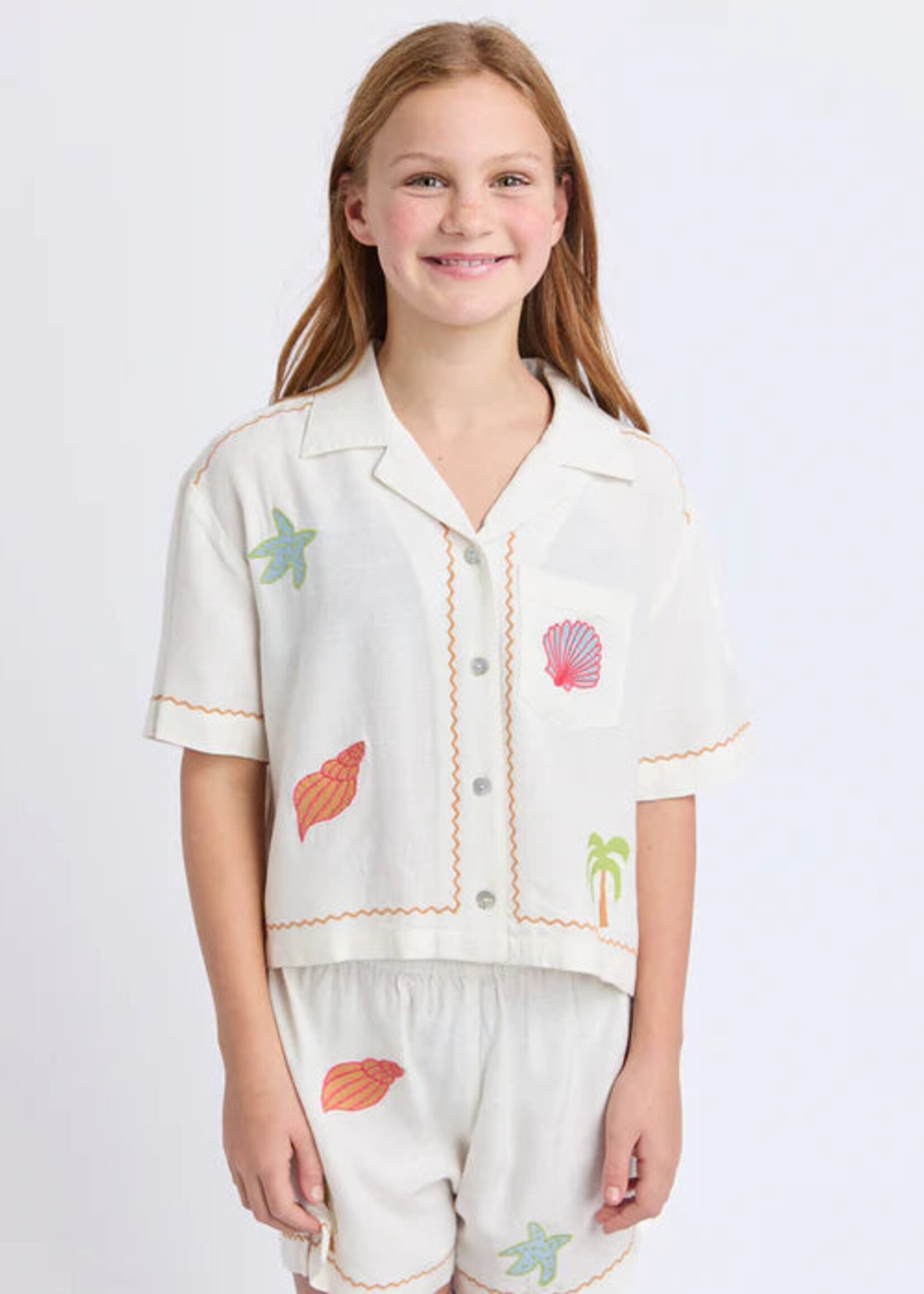 Sunrays Shirt - Vintage White