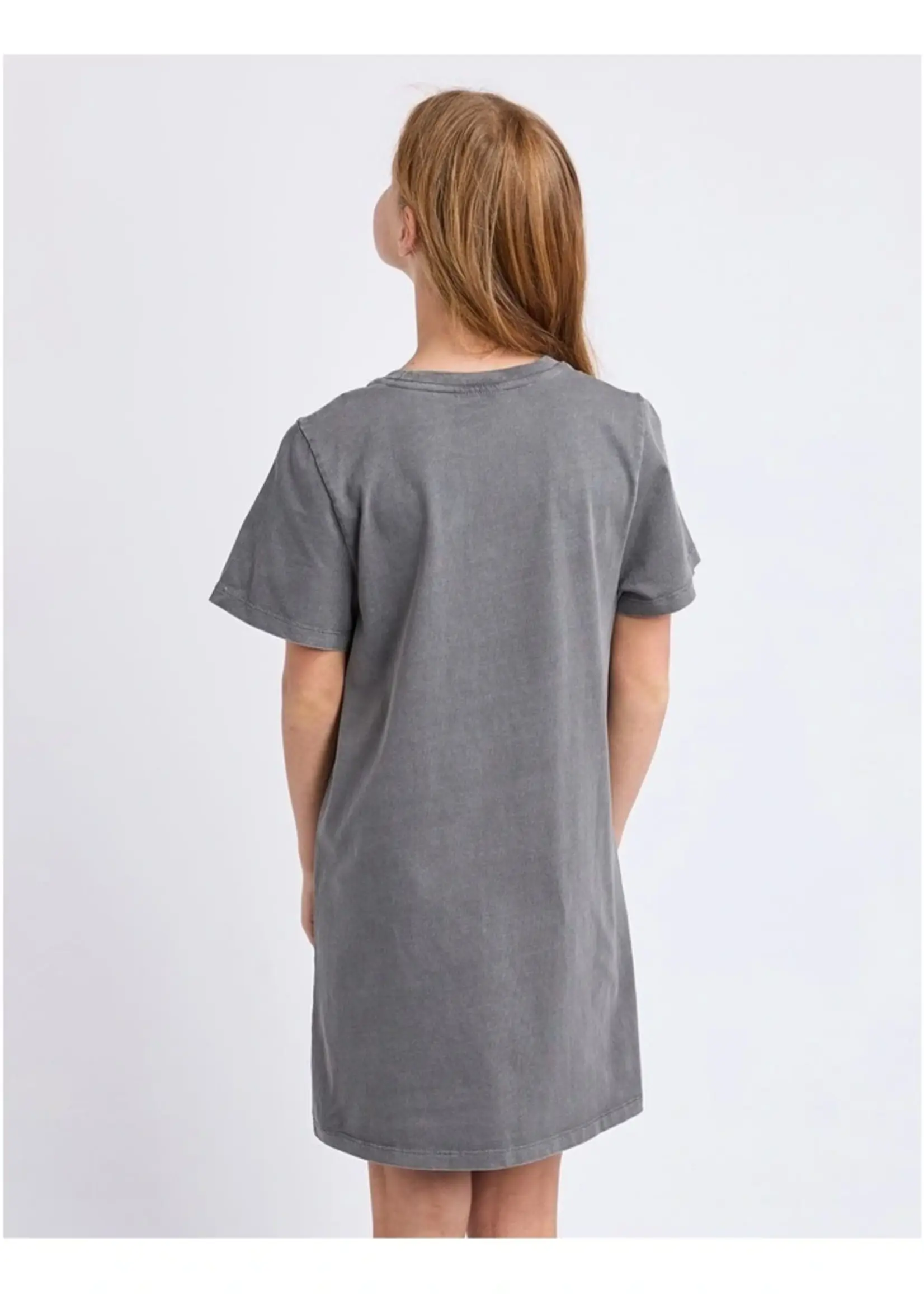 Wild Heart Tee Dress - Charcoal