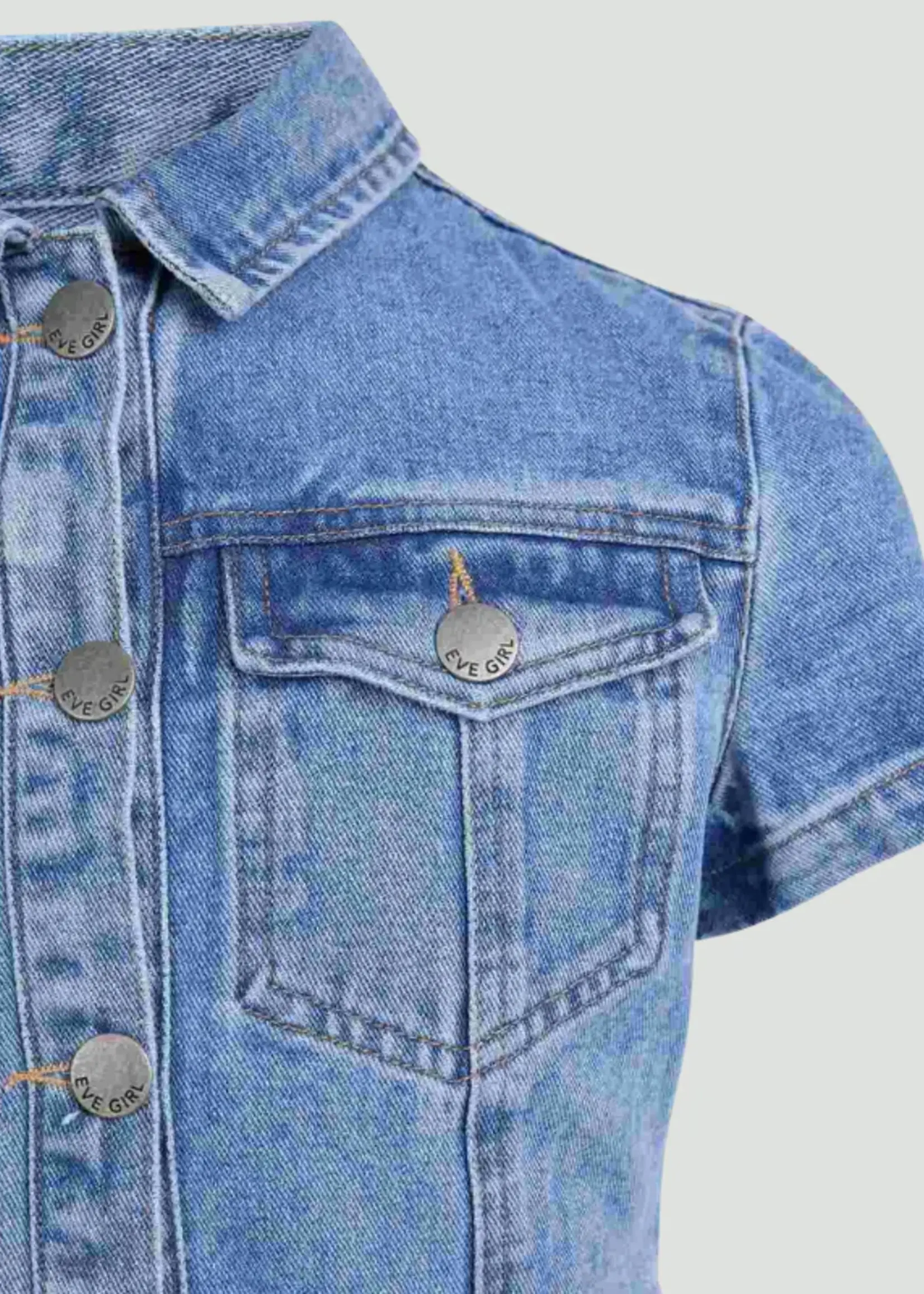 Jenny Denim Dress - Mid Blue