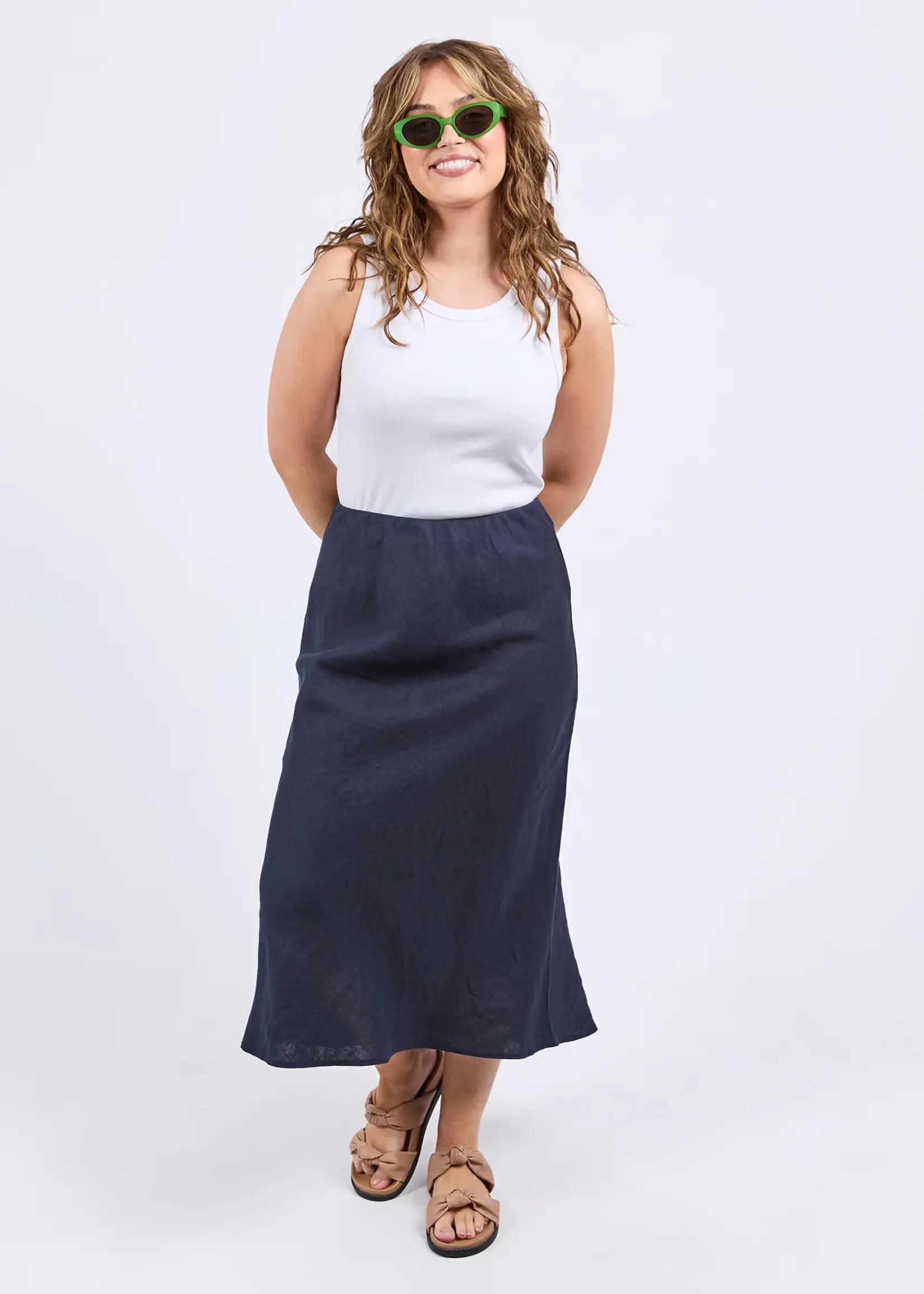 Elm Lifestyle Eleni Skirt - Navy
