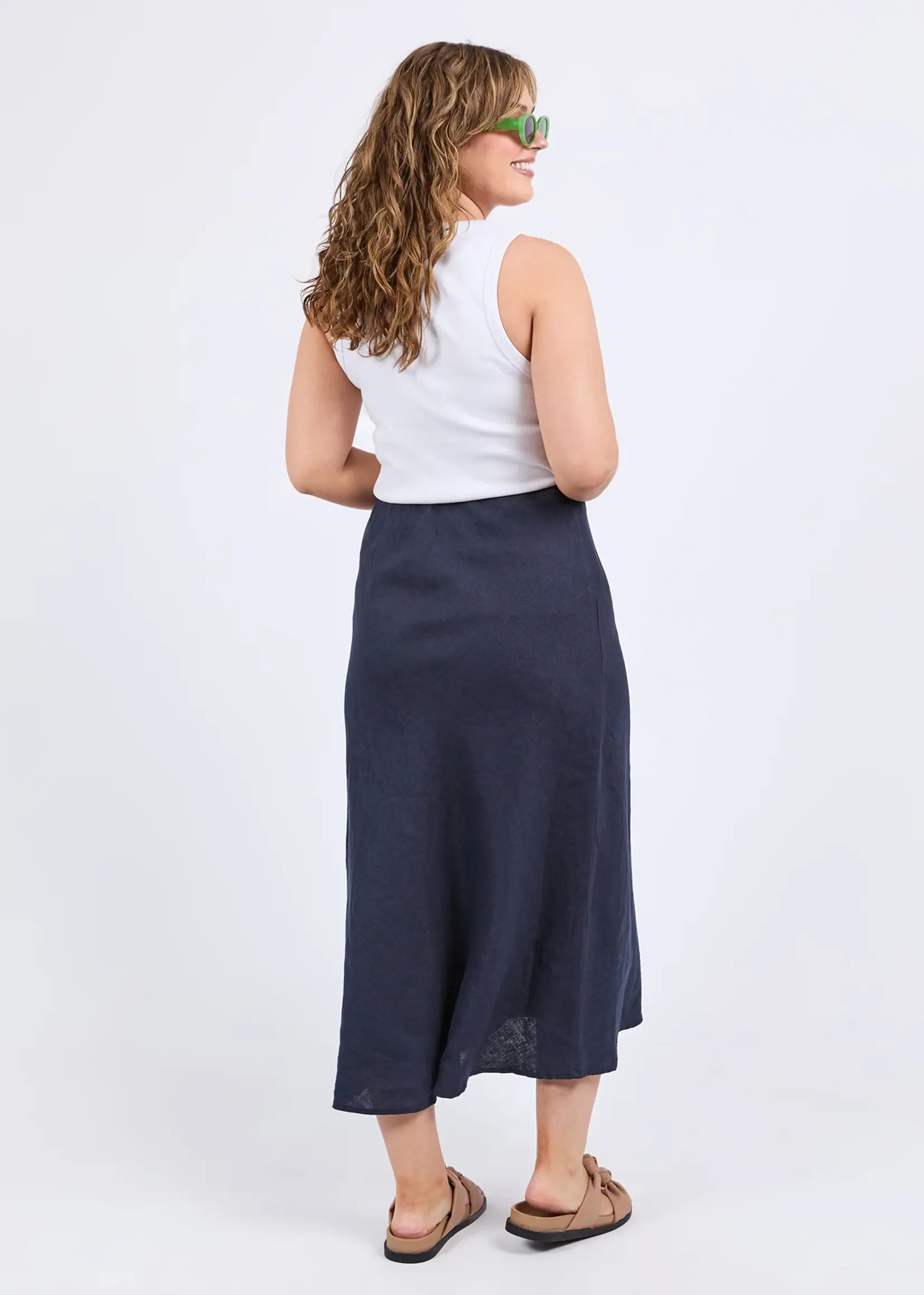 Eleni Skirt - Navy