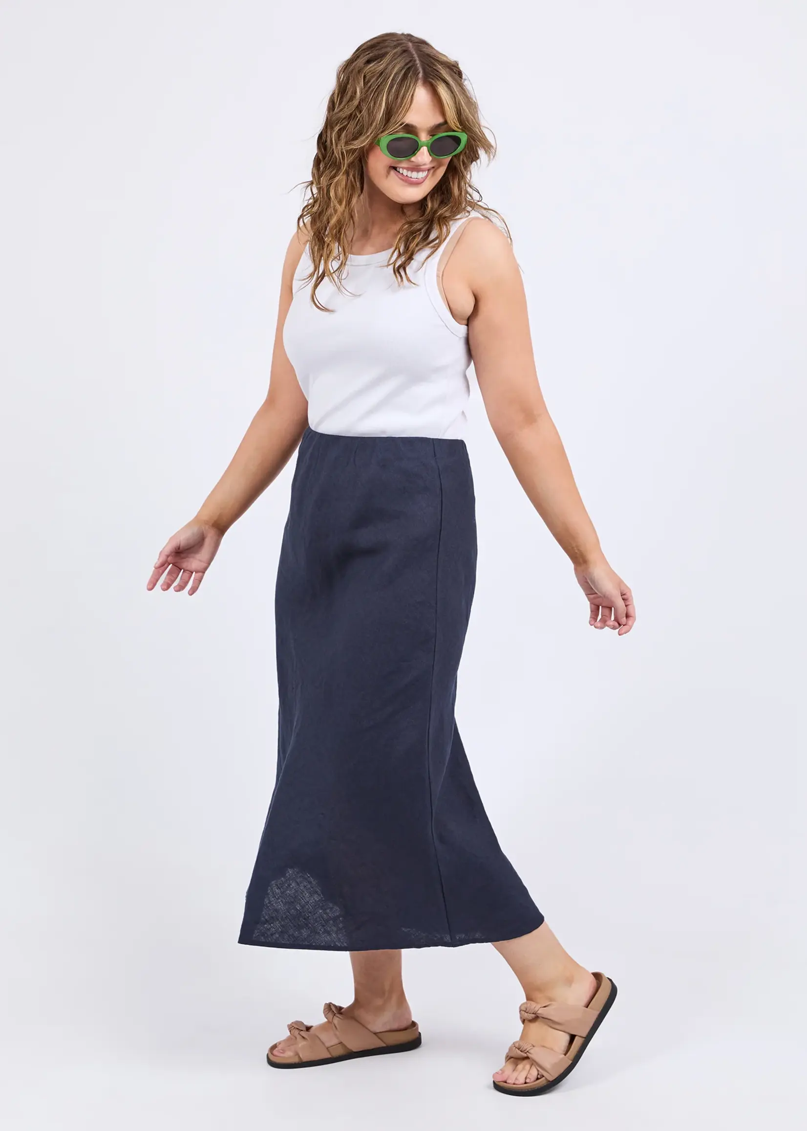 Elm Lifestyle Eleni Skirt - Navy