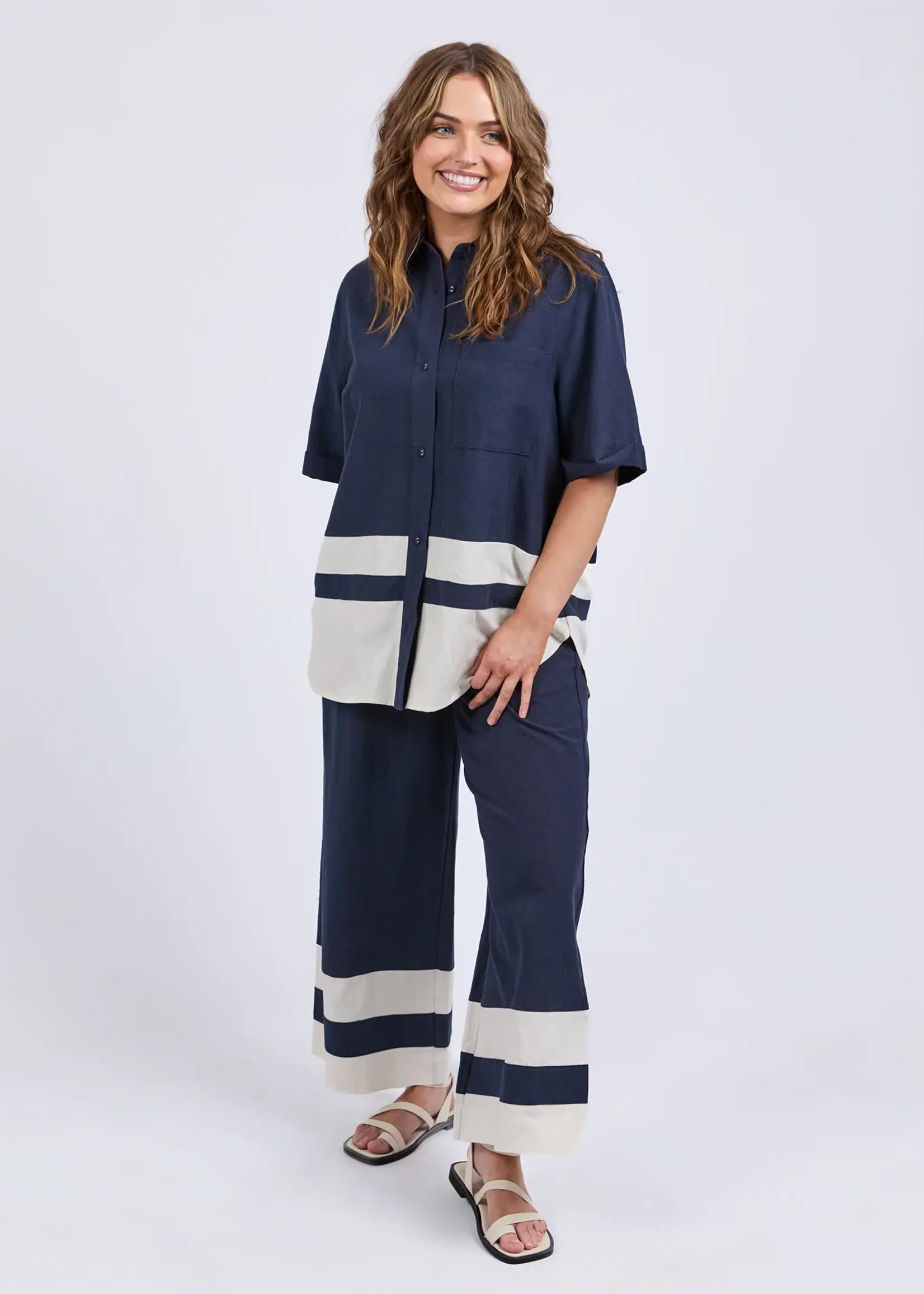 Elm Lifestyle Scarlet Pant - Navy