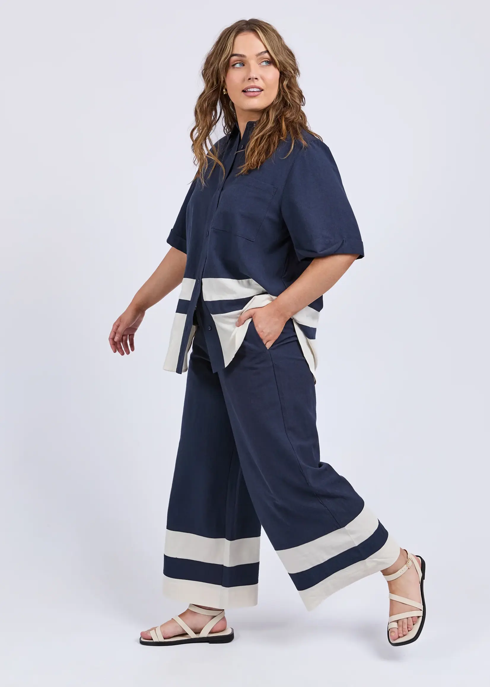 Elm Lifestyle Scarlet Pant - Navy