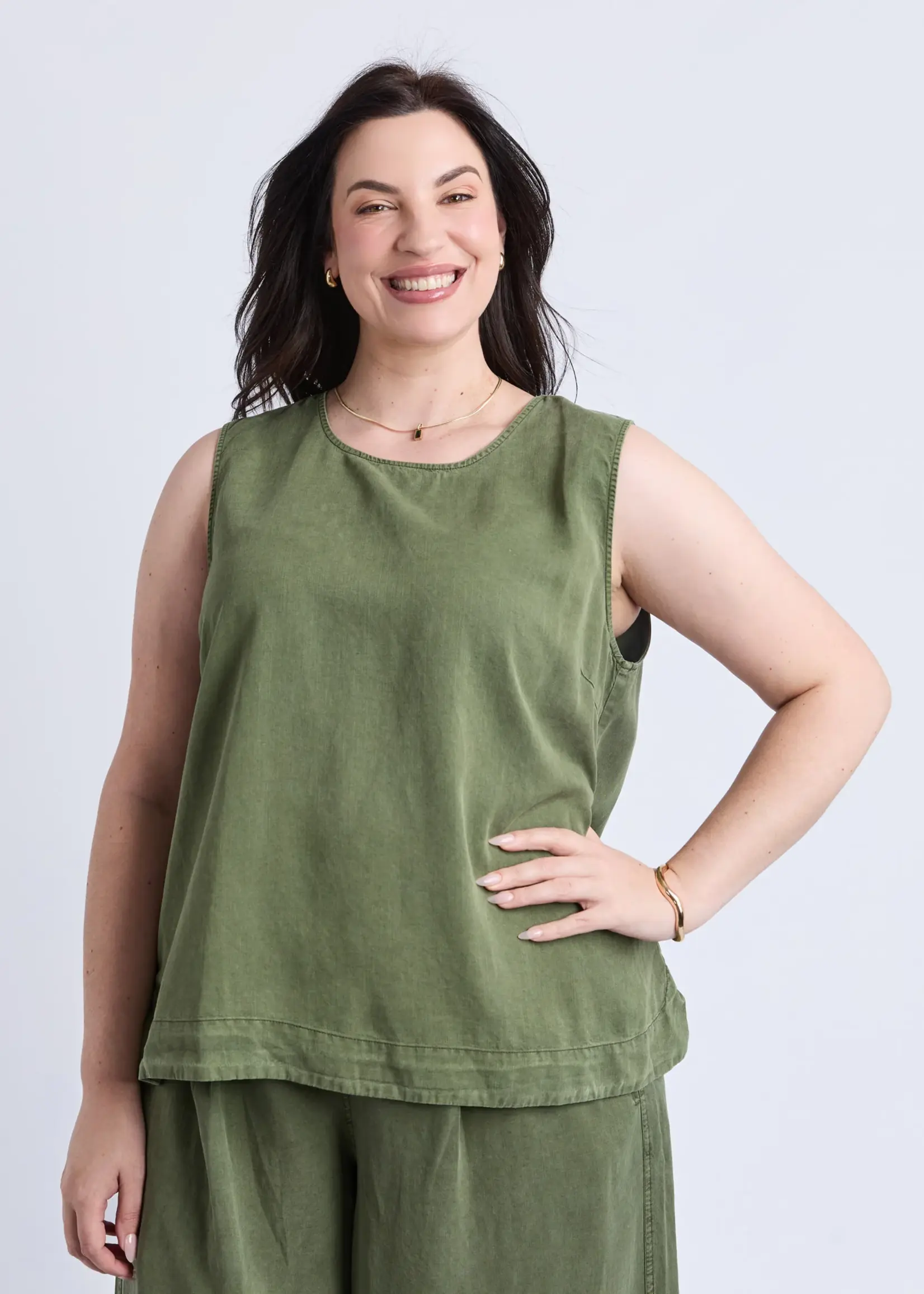 Elm Lifestyle Bliss Tank - Clover