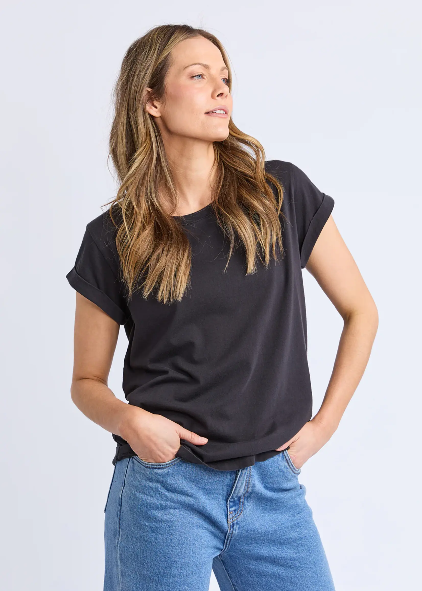 Foxwood Manly Tee - Black