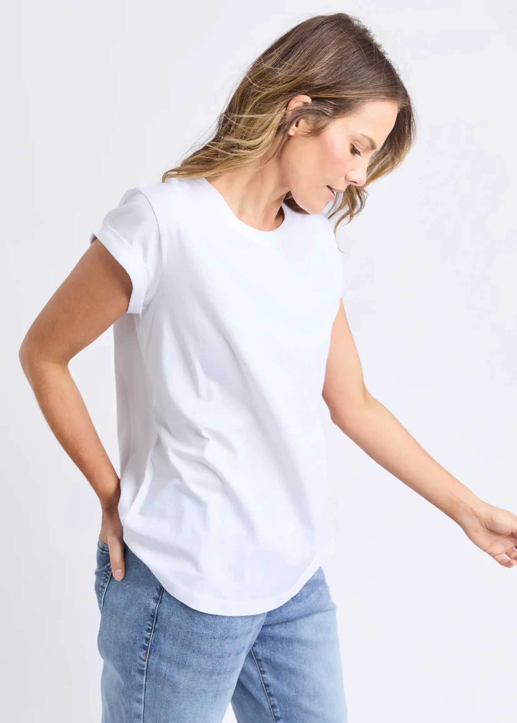 Foxwood Manly Tee - White