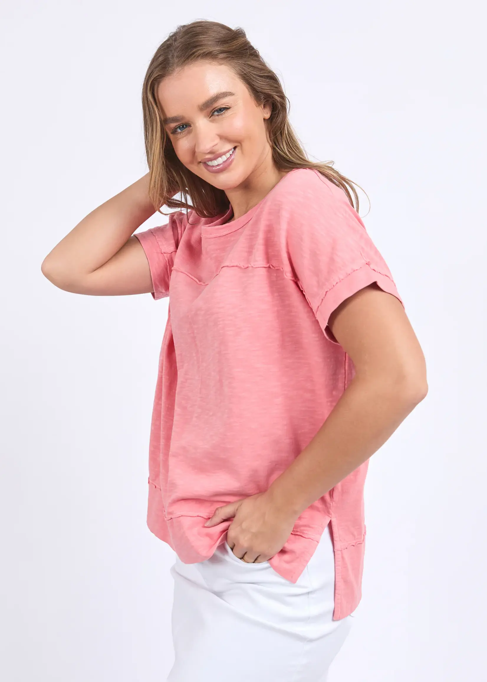 Foxwood Allison Tee - Rose