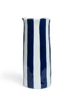 Medium Vase - Navy Stripe
