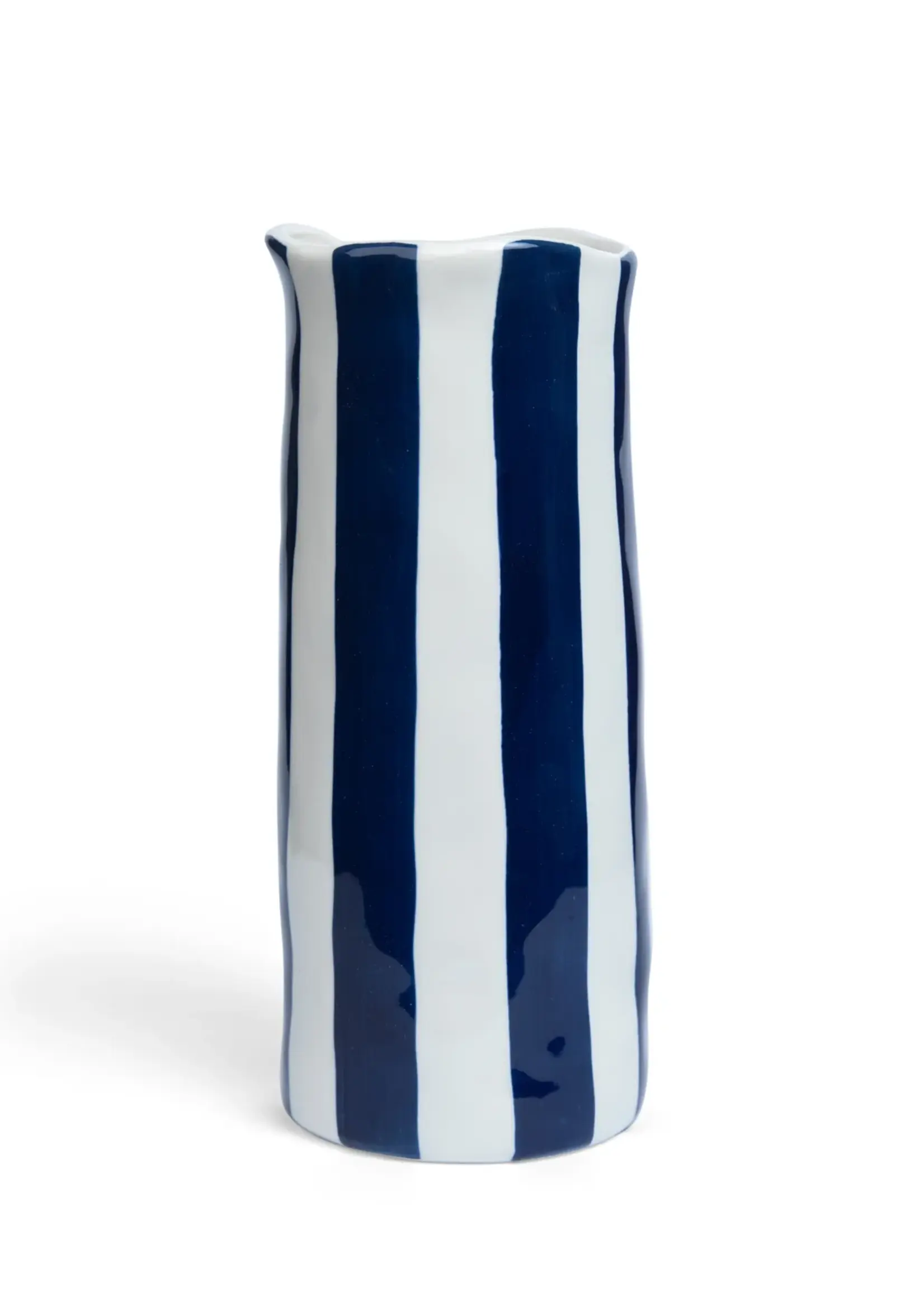 Medium Vase - Navy Stripe