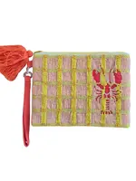 Zoda Beaded Lobster Wristlet Purse