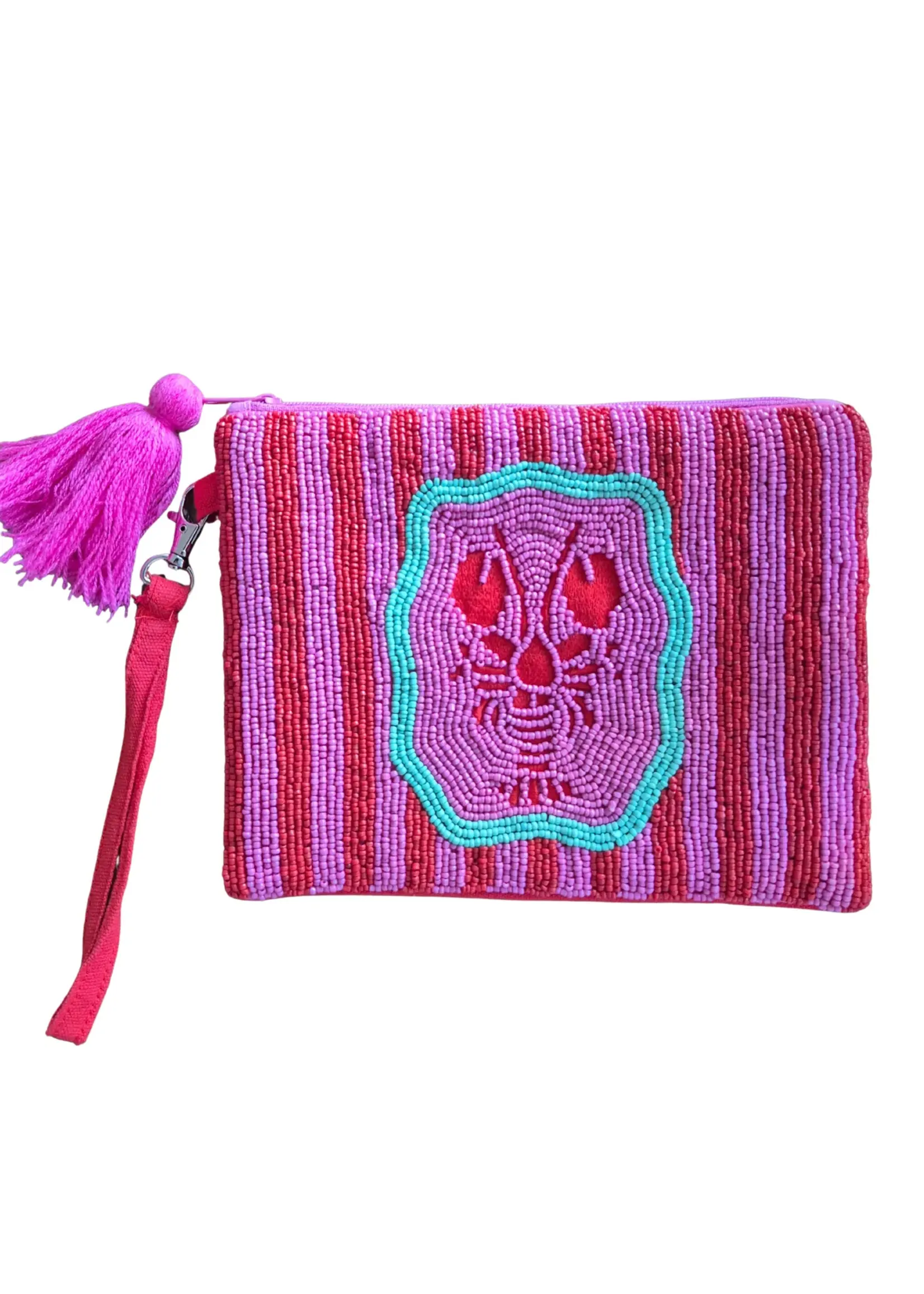 Zoda Beaded Lobster Wristlet Purse